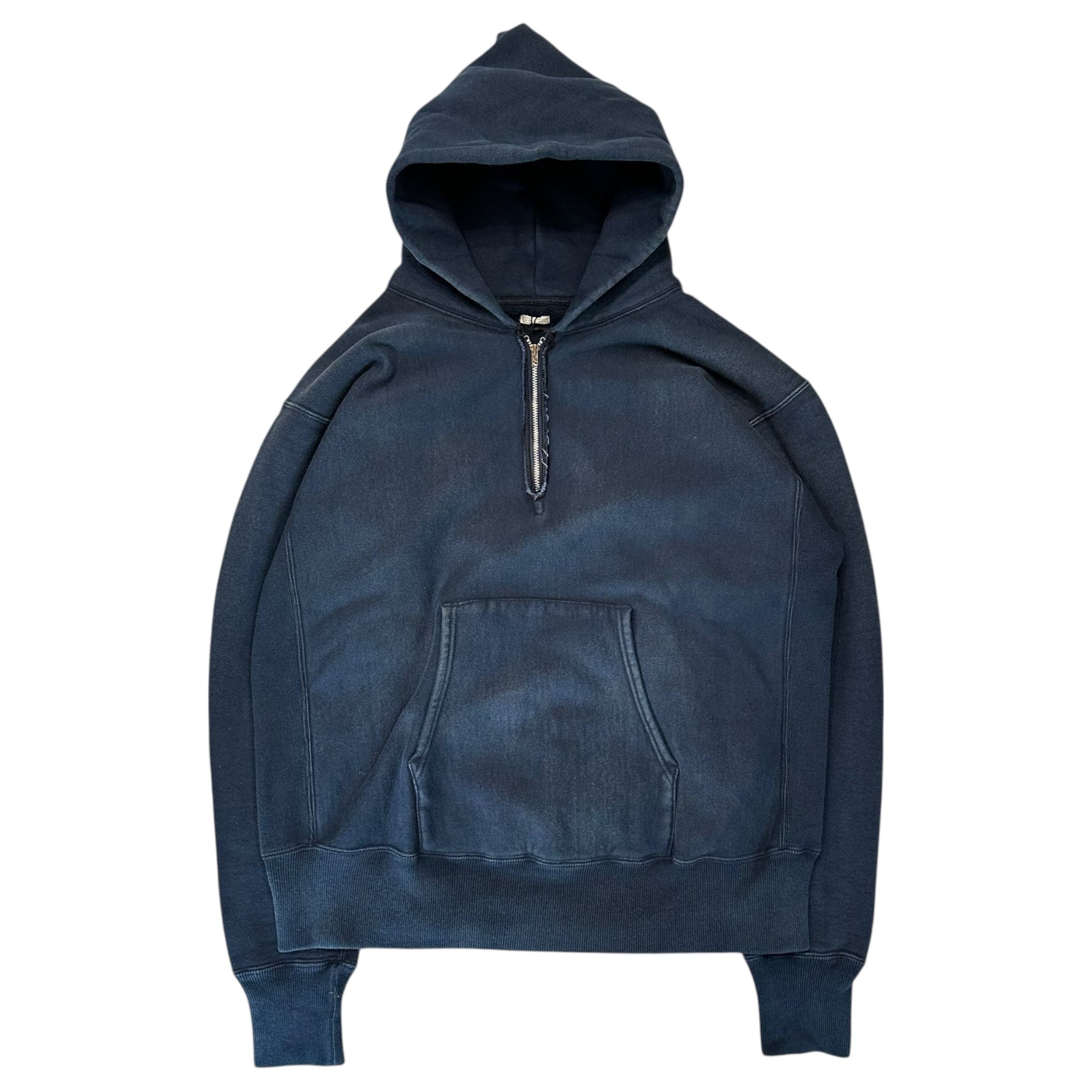 24ss A.PRESSE アプレッセ　ハーフジップ　フーディ　サイズ3 A.PRESSE(アプレッセ) 24SS Vintage Half Zip Sweat Hoodie
