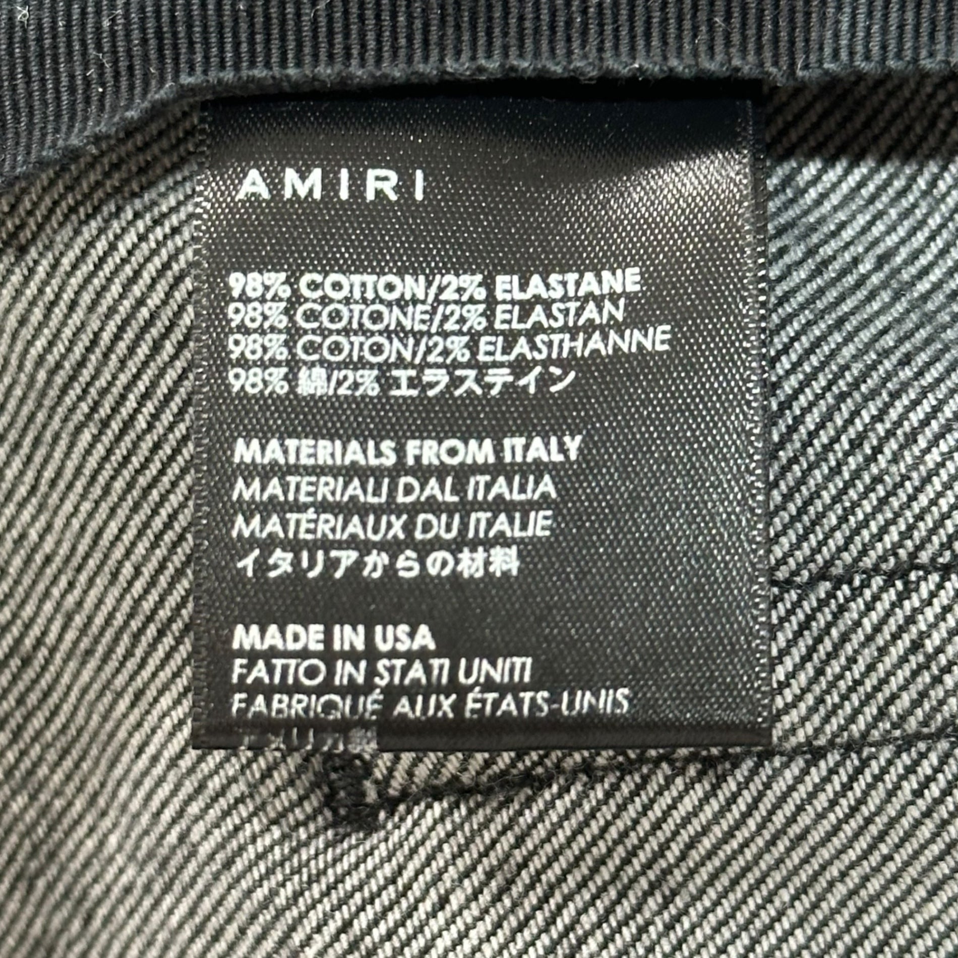 AMIRI(アミリ) Used Black Skinny Denim Pants ユーズド加工 ブラック スキニー デニム パンツ 29 ブラック