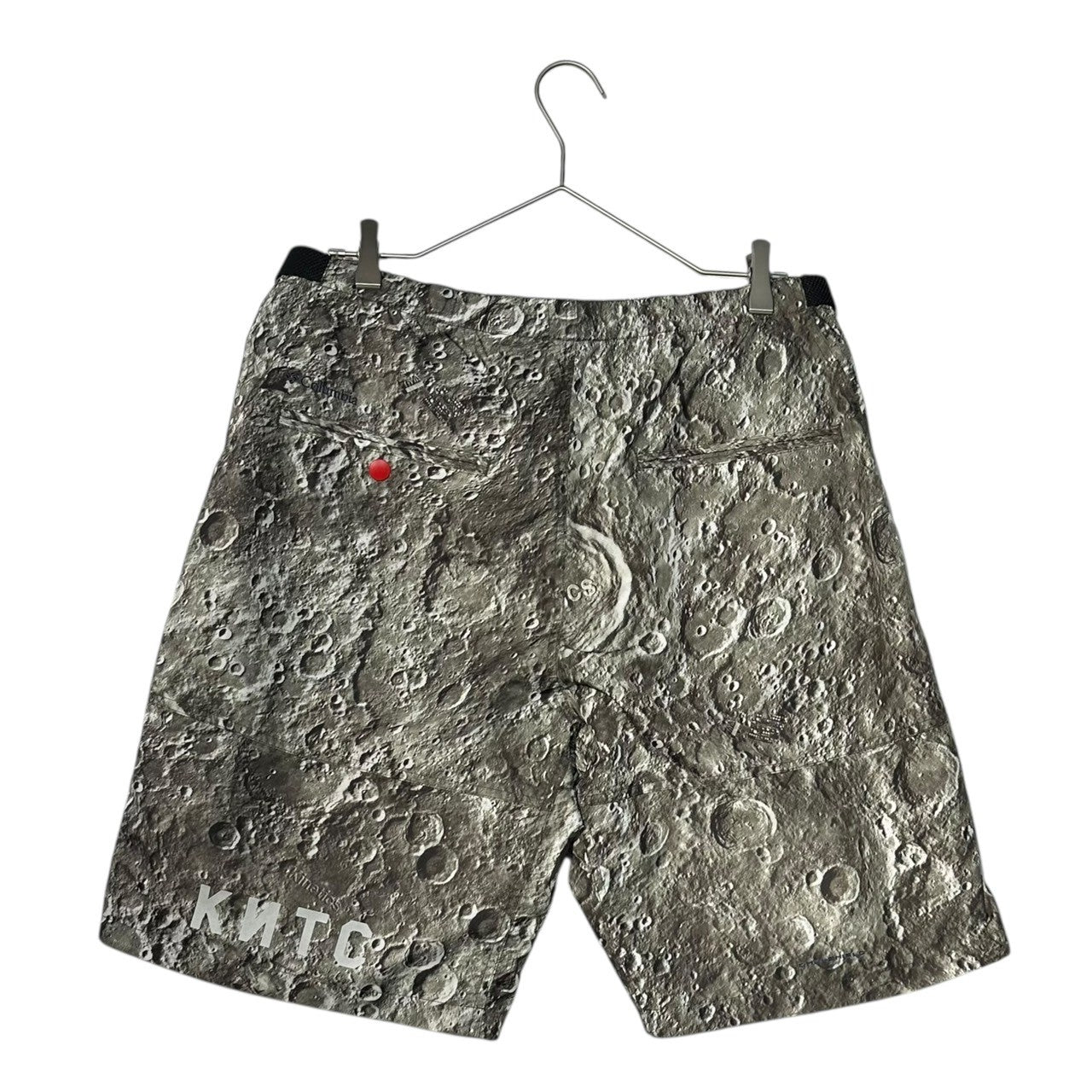 Columbia(コロンビア) Kinetics Moon Collection Climbing Shorts キネティクス ムーン コレクション クライミング ショーツ ハーフパンツ 117 PM4420 L カーキ 月面 プリント