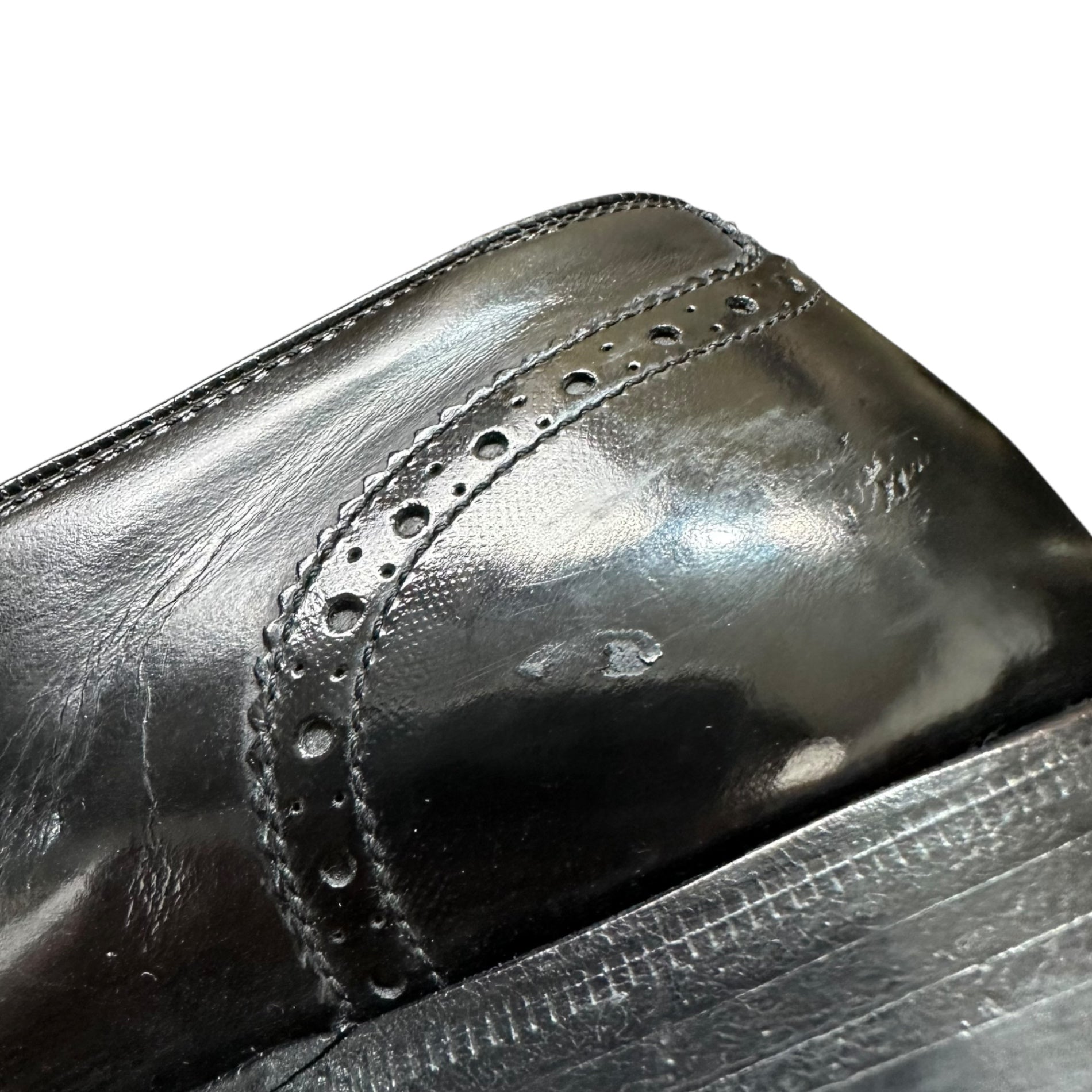 Burberrys(バーバリーズ) old tassel loafers オールド タッセル ローファー 革靴 25.0cm ブラック 日本製