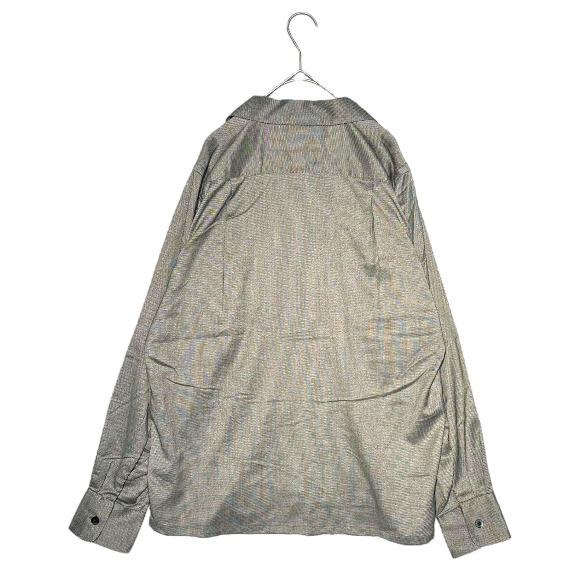 South2 West8 S2W8(サウス2ウエスト8) One-up Shirt Poly Rayon ワン アップ シャツ KP825 XS グレー オープンカラー 開襟