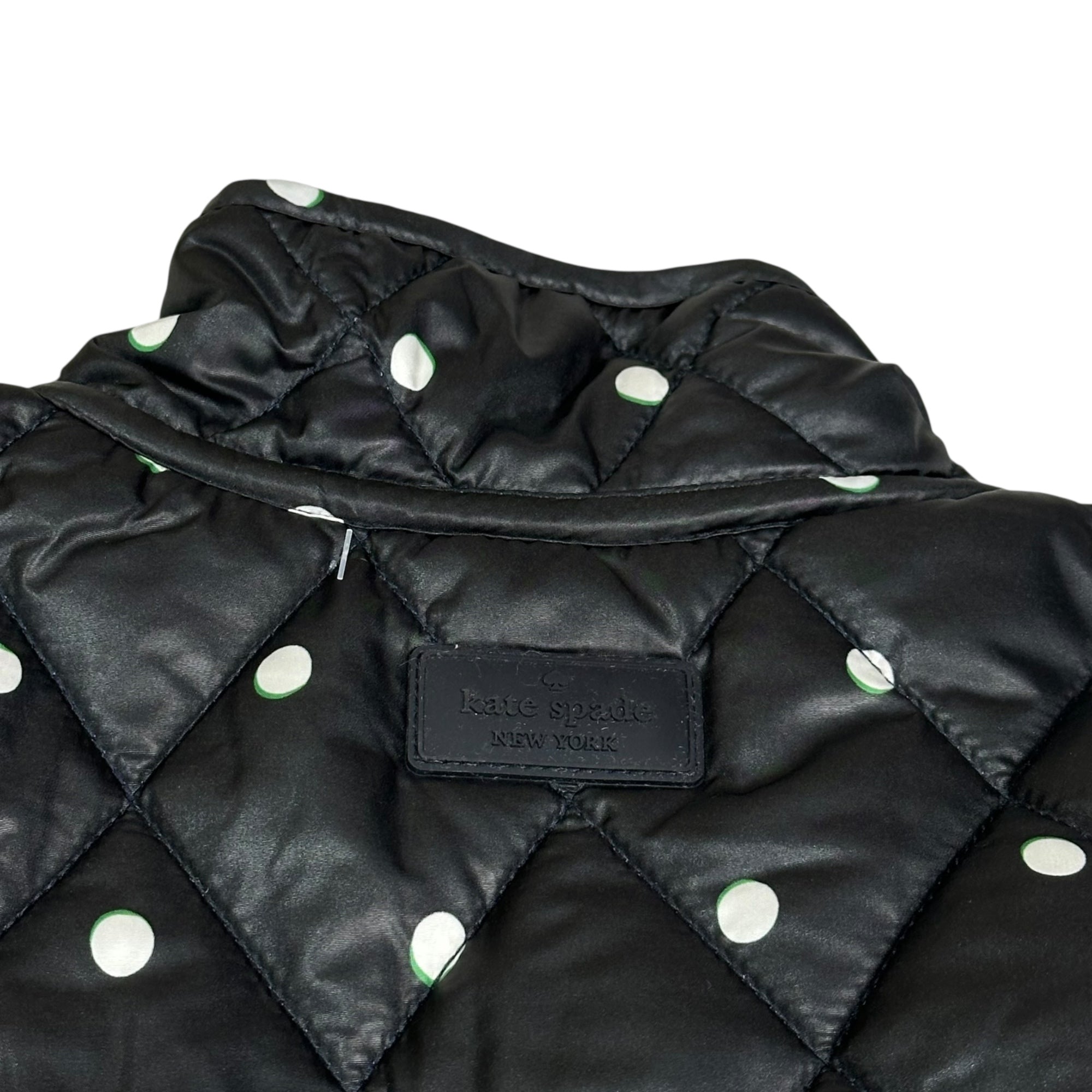 kate spade(ケイトスペード) Amerex reversible quilted vest アメレックス リバーシブル キルテッド ベスト K13706UR-KJ S ブラック 参考定価44,000円