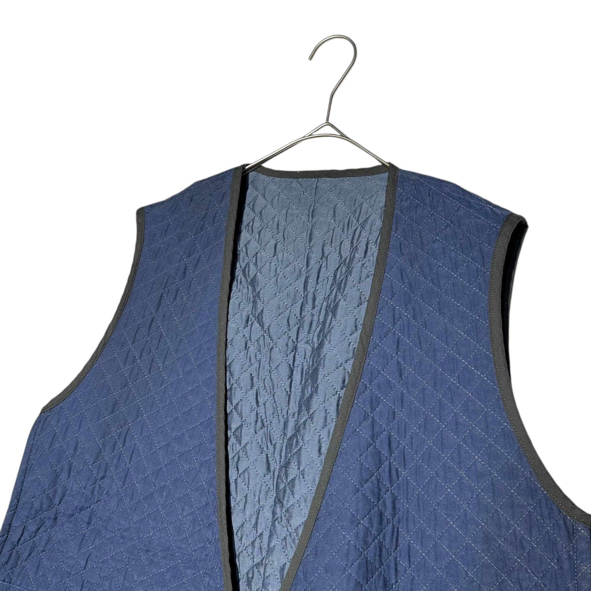 6(ROKU) BEAUTY & YOUTH UNITED ARROWS(ロク ビューティアンドユーズ ユナイテッドアローズ) QUILTED VEST キルティング キルト ベスト 8625-299-0238 38(M) ネイビー