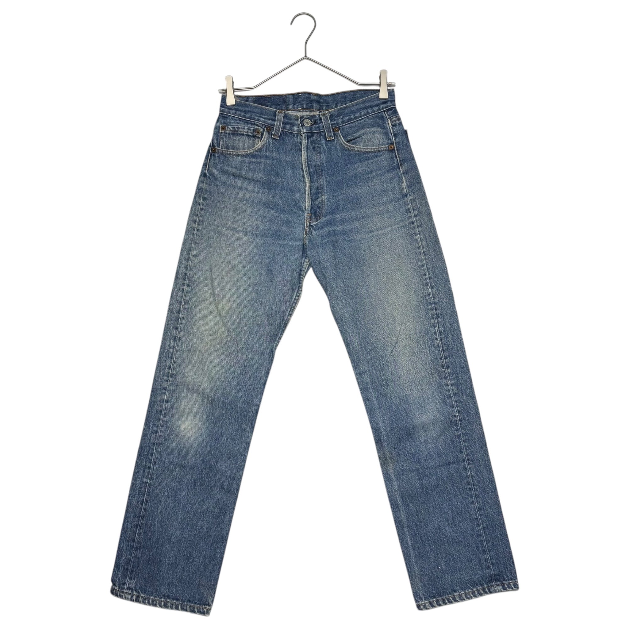Levi's(リーバイス) 80's 501 USA made Vintage Straight Denim Pants ヴィンテージ ストレート デニム パンツ 501-0000 W29 L32 インディゴ 80年代 ハチマル 552裏ボタン