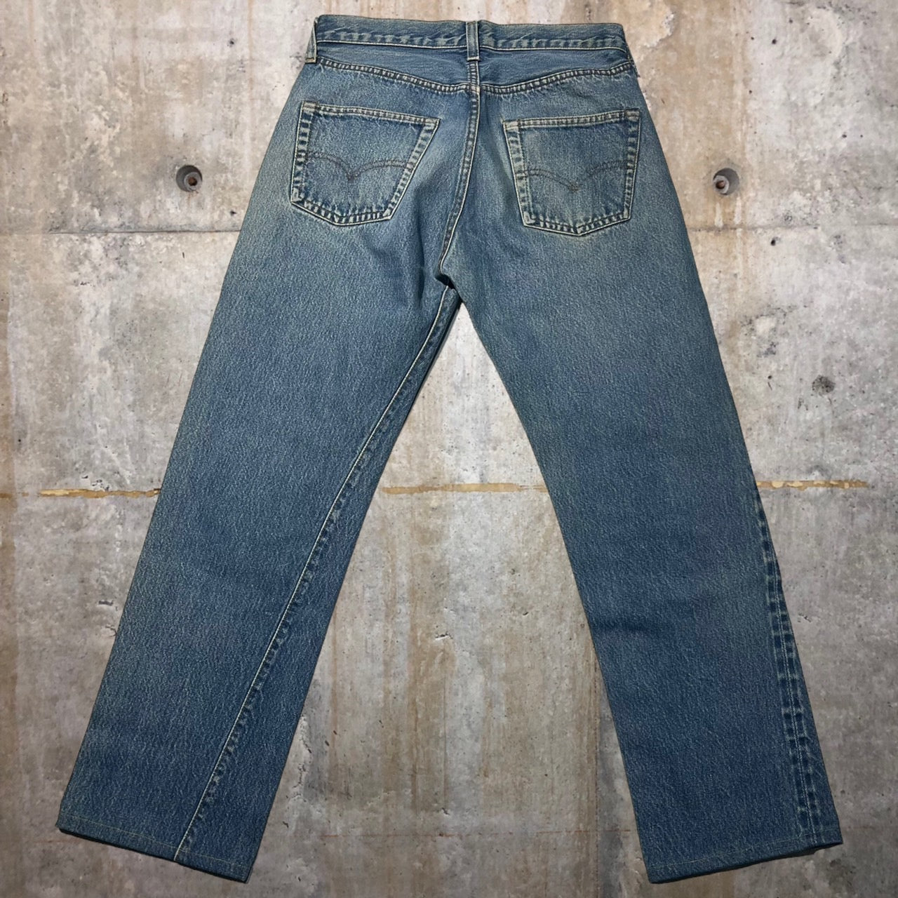 Levi's(リーバイス) 80's 501ストレートデニムパンツ 30 ブルー リサイズ 83年製造 バレンシア工場
