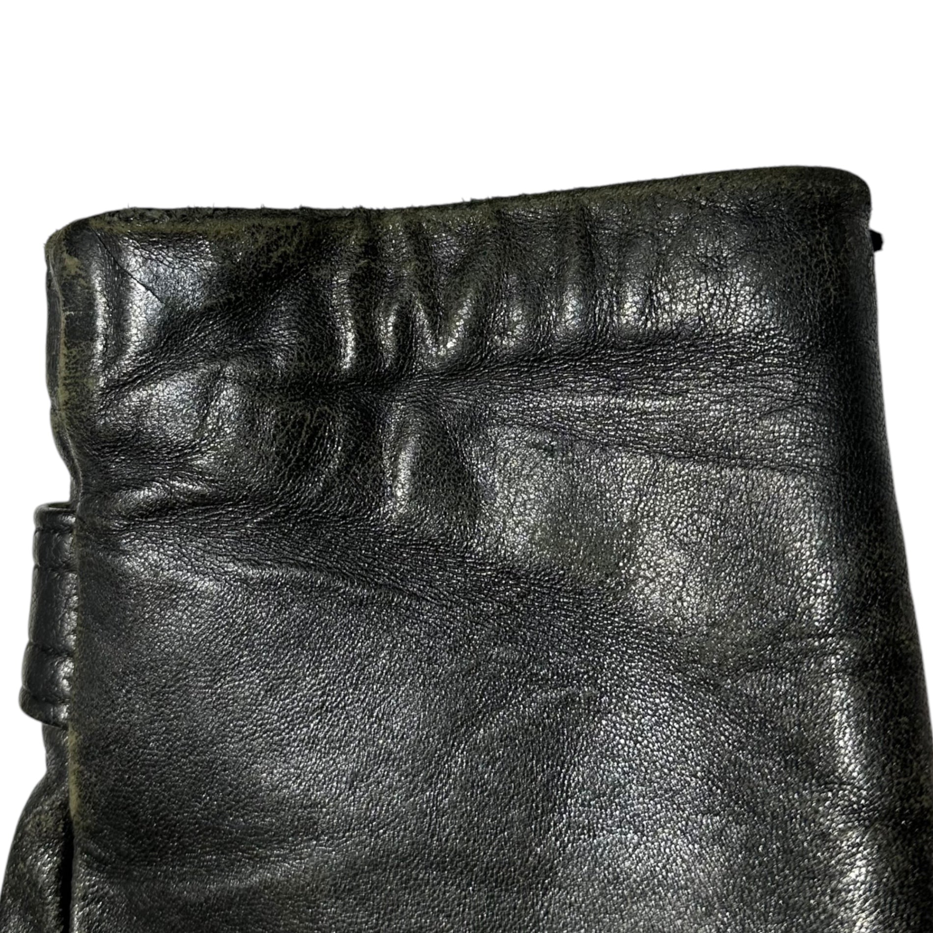 G.V.F(ジーブイエフ) 70's French Vintage Le Corbusier Jacket フレンチ ヴィンテージ コルビジェ ジャケット 表記無(L程度) ブラック 推定 70年代 ヴィンテージ レザー graulhet社