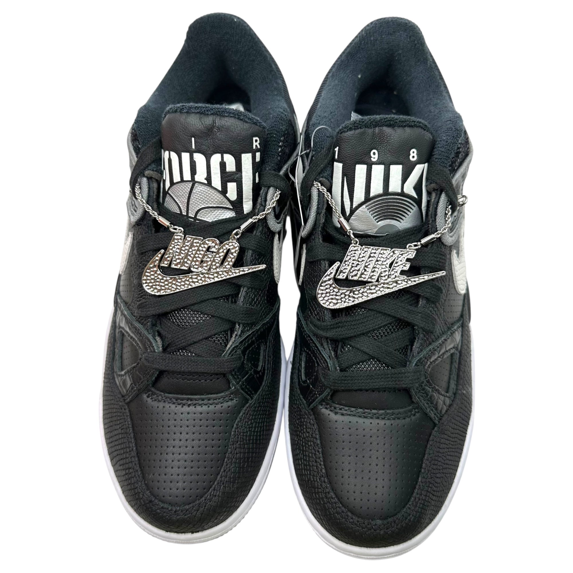NIKE×NIGO(ナイキ×ニゴー) Air Force 3 Low "Black/White" (Heel Logo "NIGO") エアフォース3 ロー HF7630-001 26cm ブラック×ホワイト スニーカー コラボ