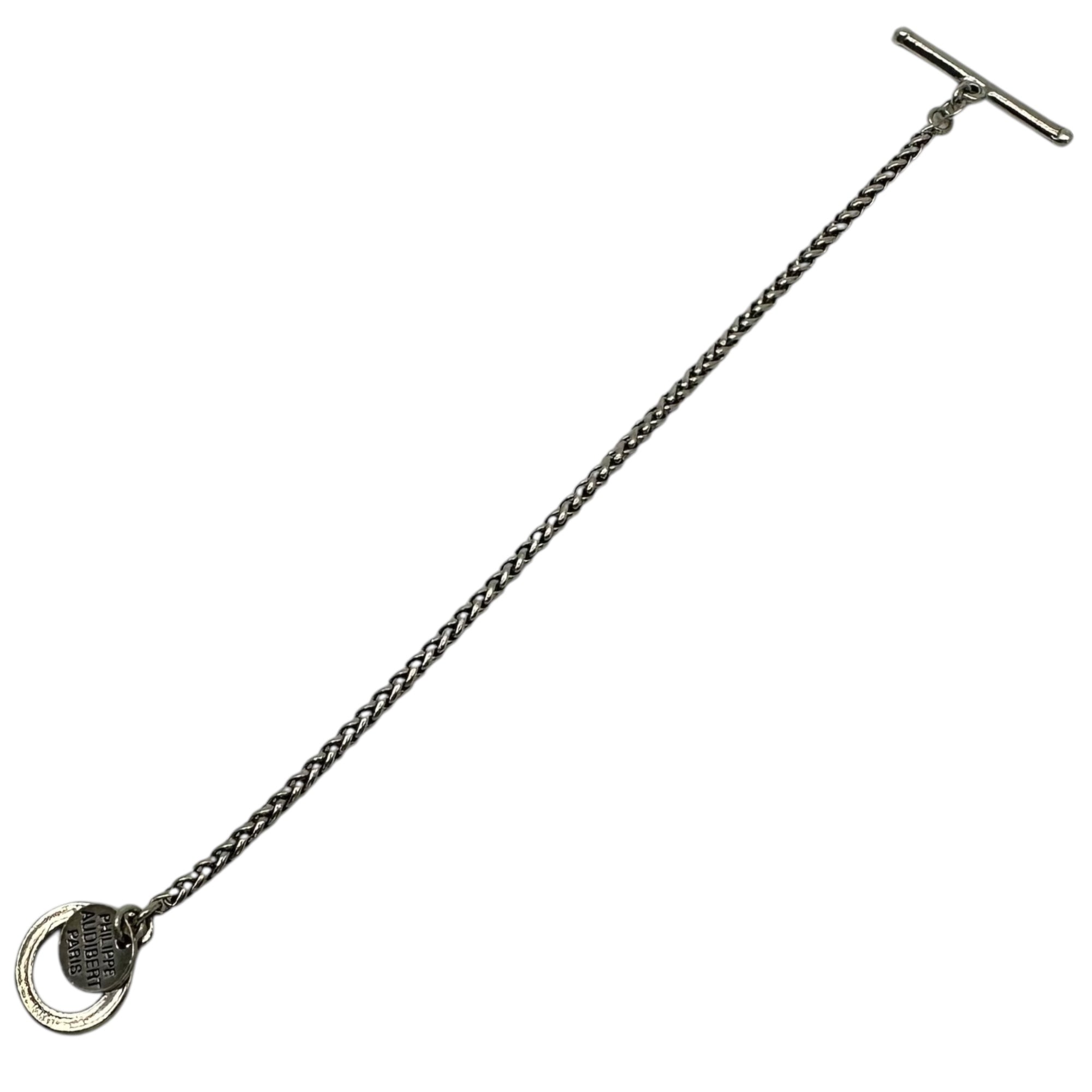 PHILIPPE AUDIBERT(フィリップオーディベール) BUFORD HOMME - BRACELET CHAINE FINE チェーン ブレスレット シルバー