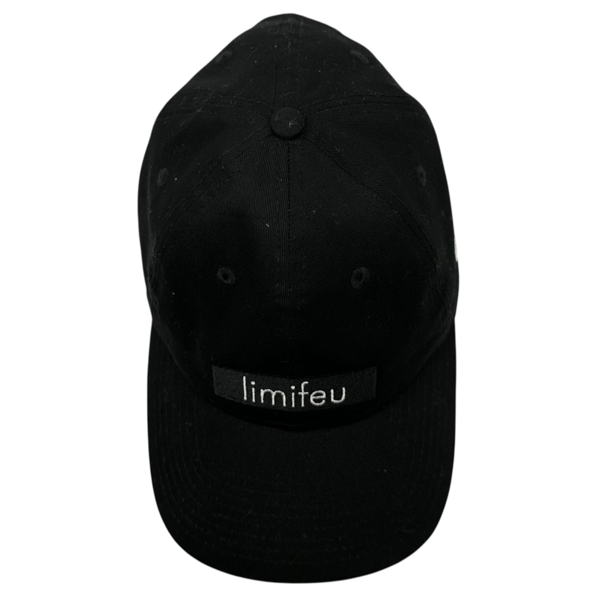 LIMI feu New Era(リミフゥ × ニューエラ) 19AW 9TWENTY Brand Logo 6 Panel Cap ブランド ロゴ 6パネル キャップ 名作コラボ 稀少品 ブラック×ホワイト