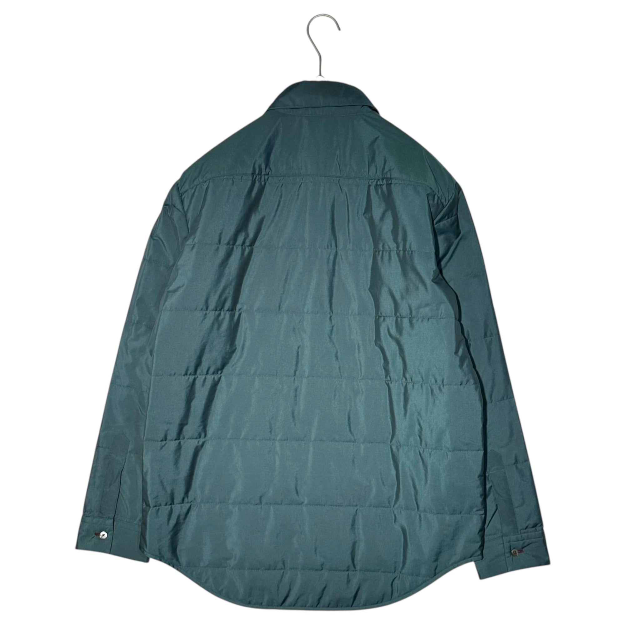 PAUL SMITH(ポールスミス) Quilted shirt blouson 中綿 キルティング シャツ ブルゾン 203305 266U M グリーン 参考定価35,200円(税込)
