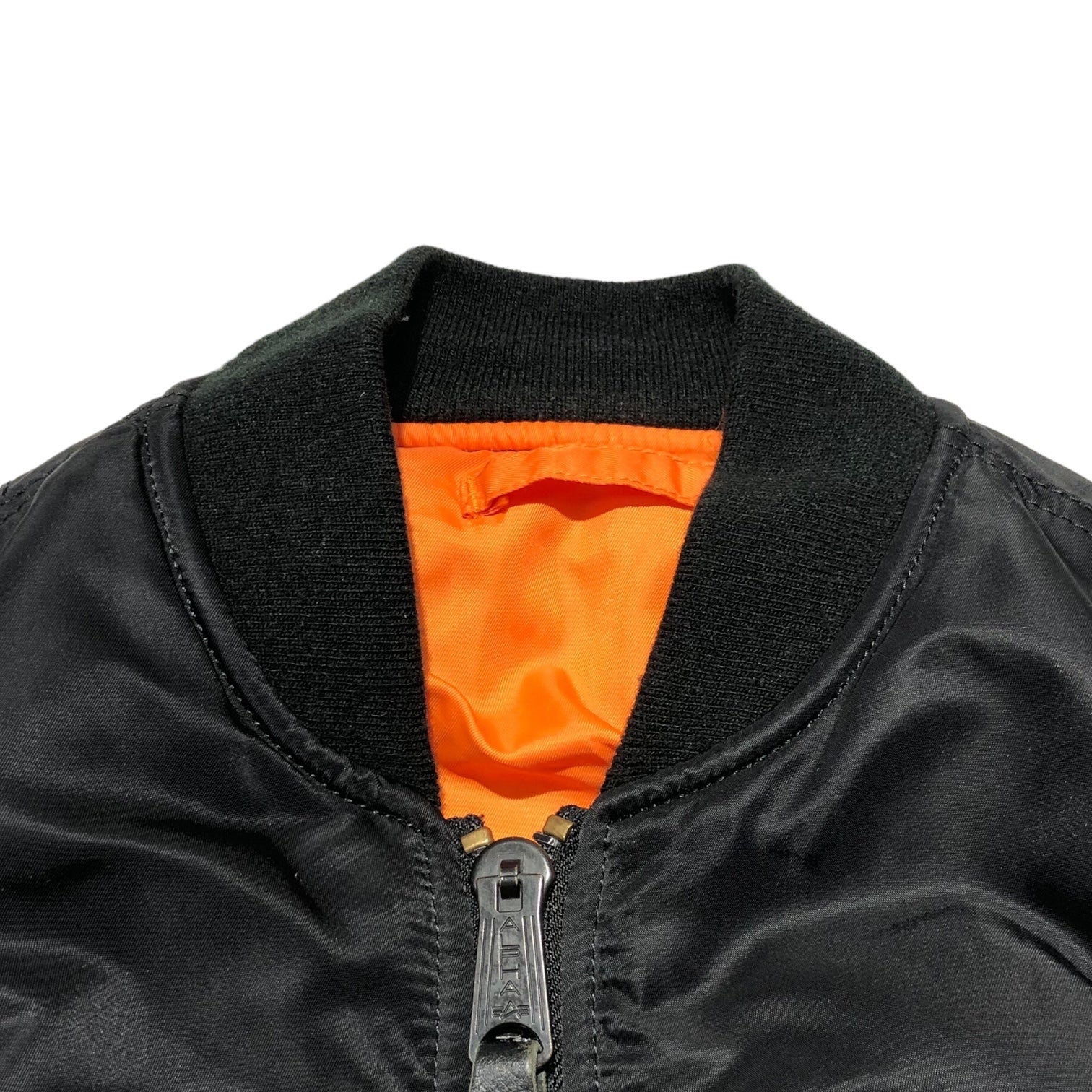 ALPHA INDUSTRIES(アルファ インダストリーズ) MA-1 flight jacket フライト ジャケット 0615-00-573-8335 XS ブラック ミリタリー ボンバー