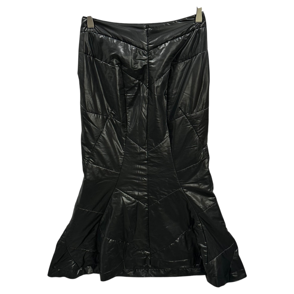 JUNYA WATANABE COMME des GARCONS(ジュンヤワタナベコムデギャルソン) 2004AW Padded Polyester Skirt 中綿 ポリ スカート JN-S080 S ブラック AD2004 00s アーカイブ