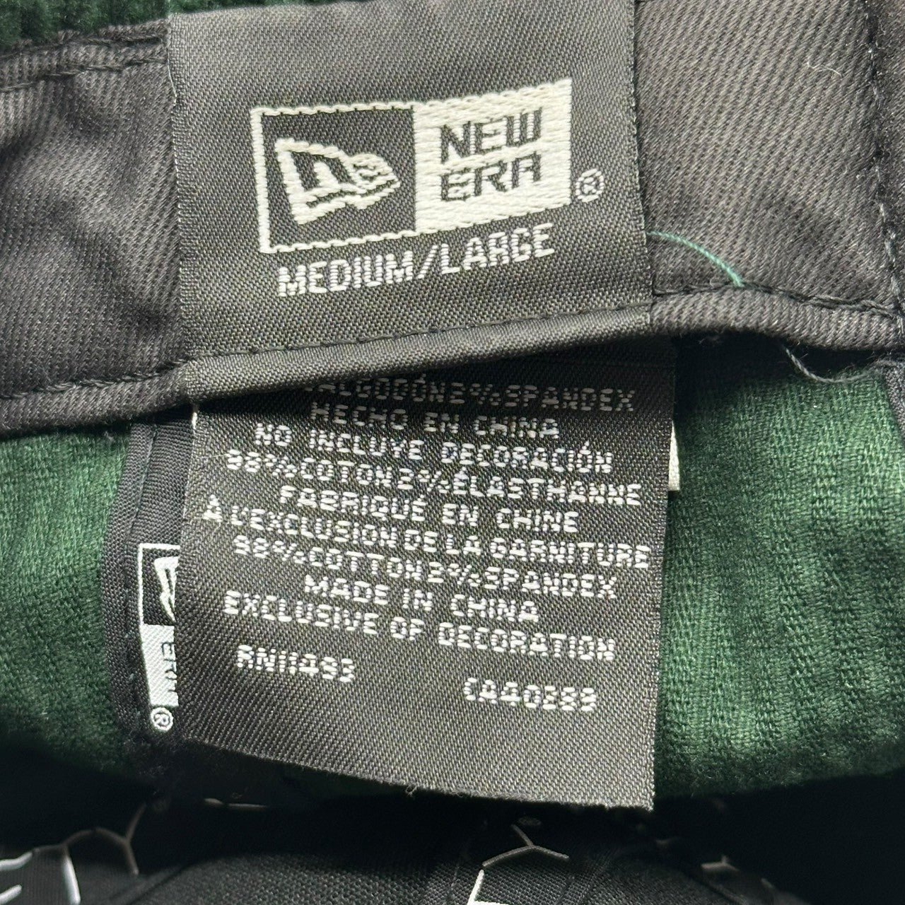 NEW ERA(ニューエラ) CORDUROY IN THE コーデュロイ スナップバック キャップ グリーン ベースボール 刺繍 カモ 動物