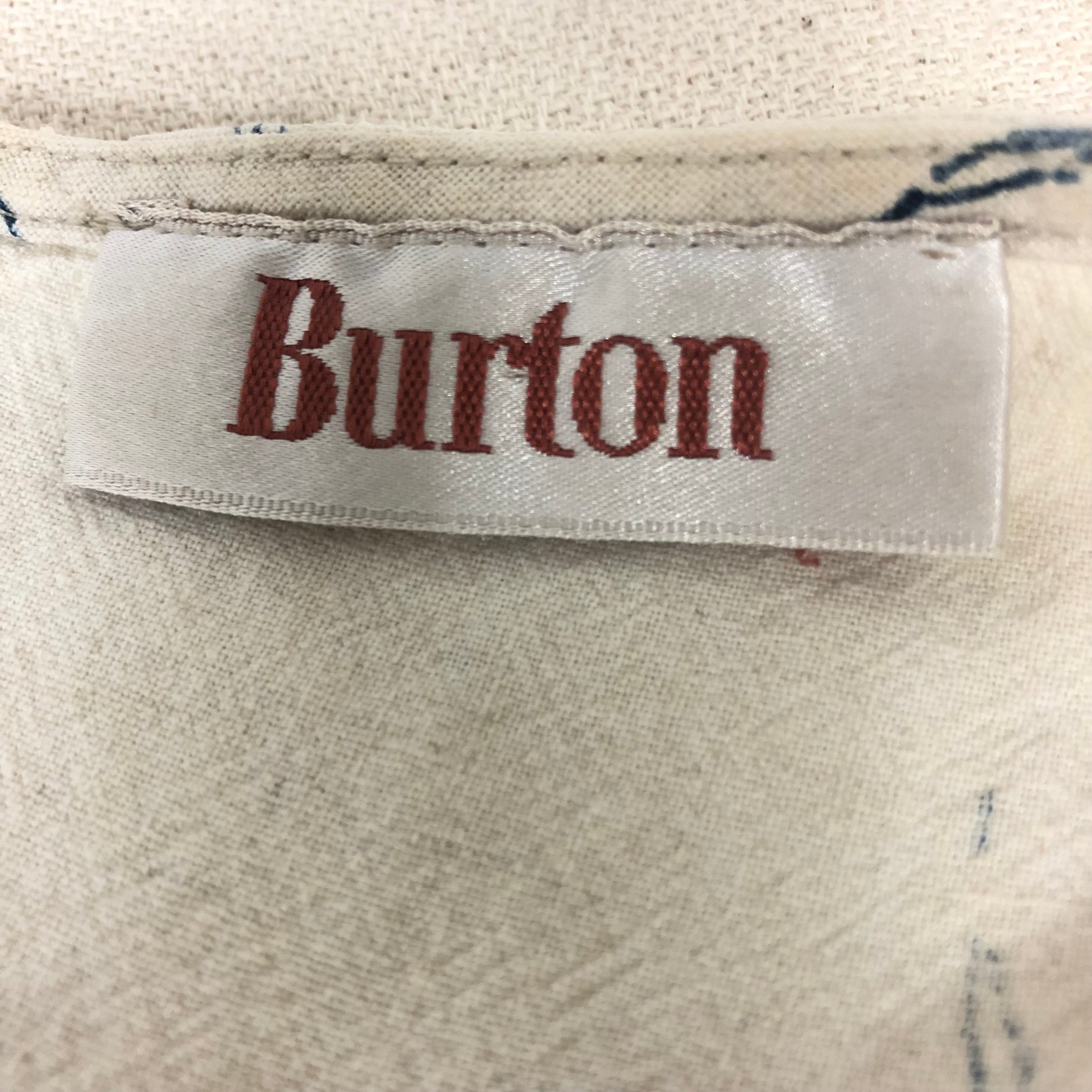 Euro Vintage(ヨーロッパヴィンテージ) Botanical_ノースリーブワンピース 44(Lサイズ程度) ベージュ