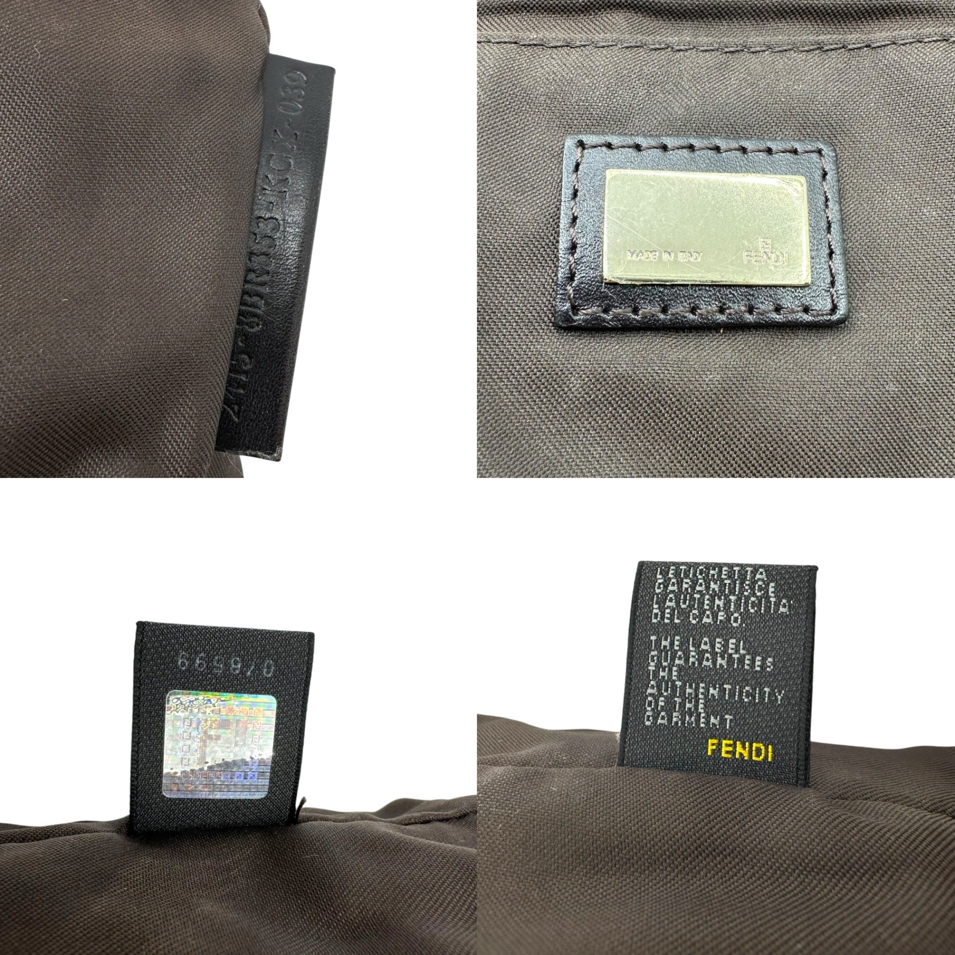 FENDI(フェンディ) Leopard halaco leather one shoulder bag レオパード ハラコ レザー ワンショルダー バッグ ベージュ×ブラウン ハンド