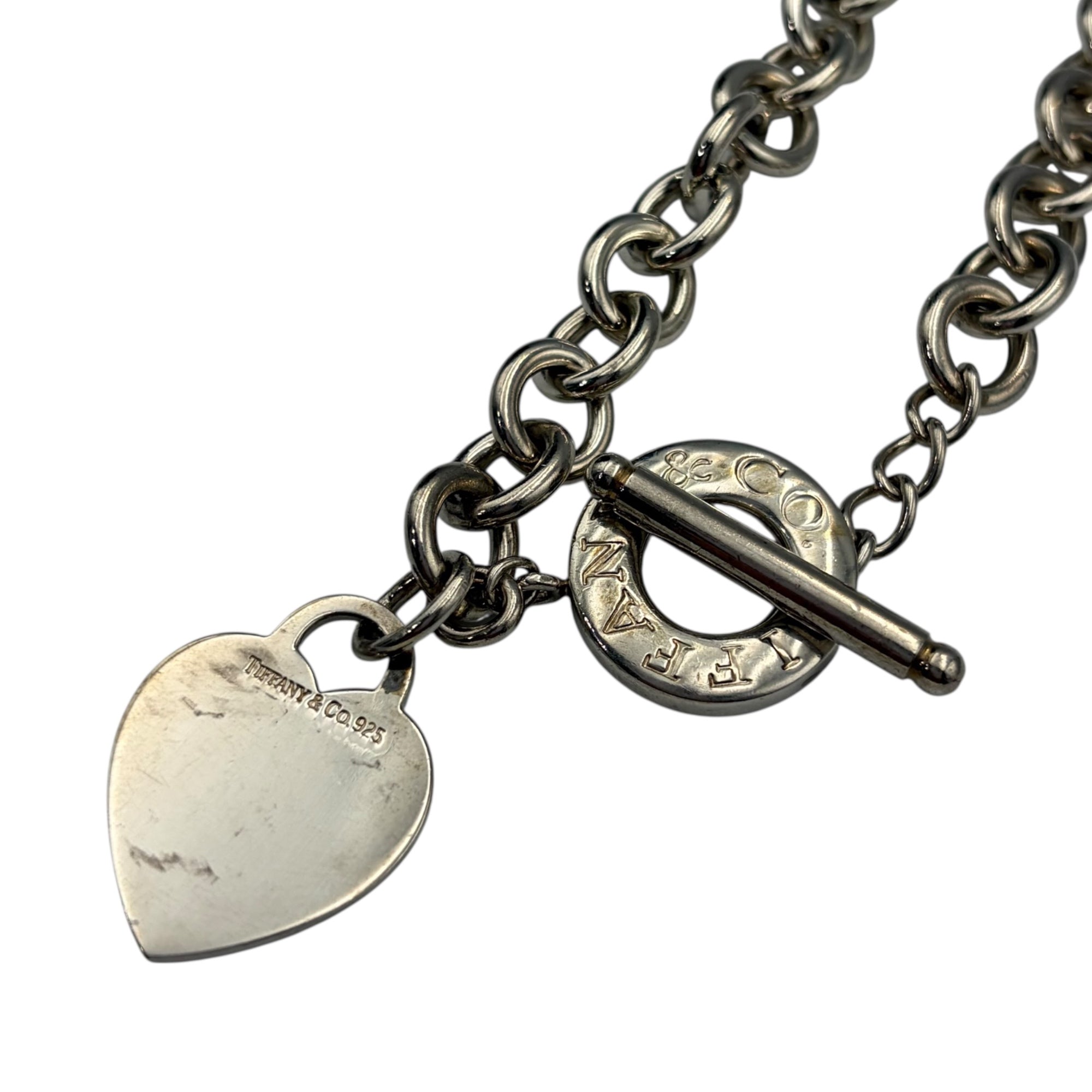 TIFFANY & CO.(ティファニー) Toggle Chain Heart Necklace トグル チェーン ハート ネックレス シルバー