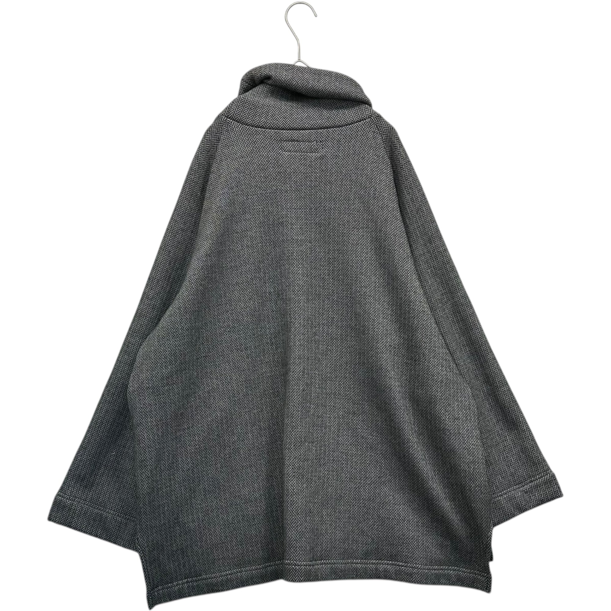 prasthana(プラスターナ) mouton jersey turtle neck ムートン ジャージ タートルネック 内ボア P-0702005B 1(M) グレー×ブラック