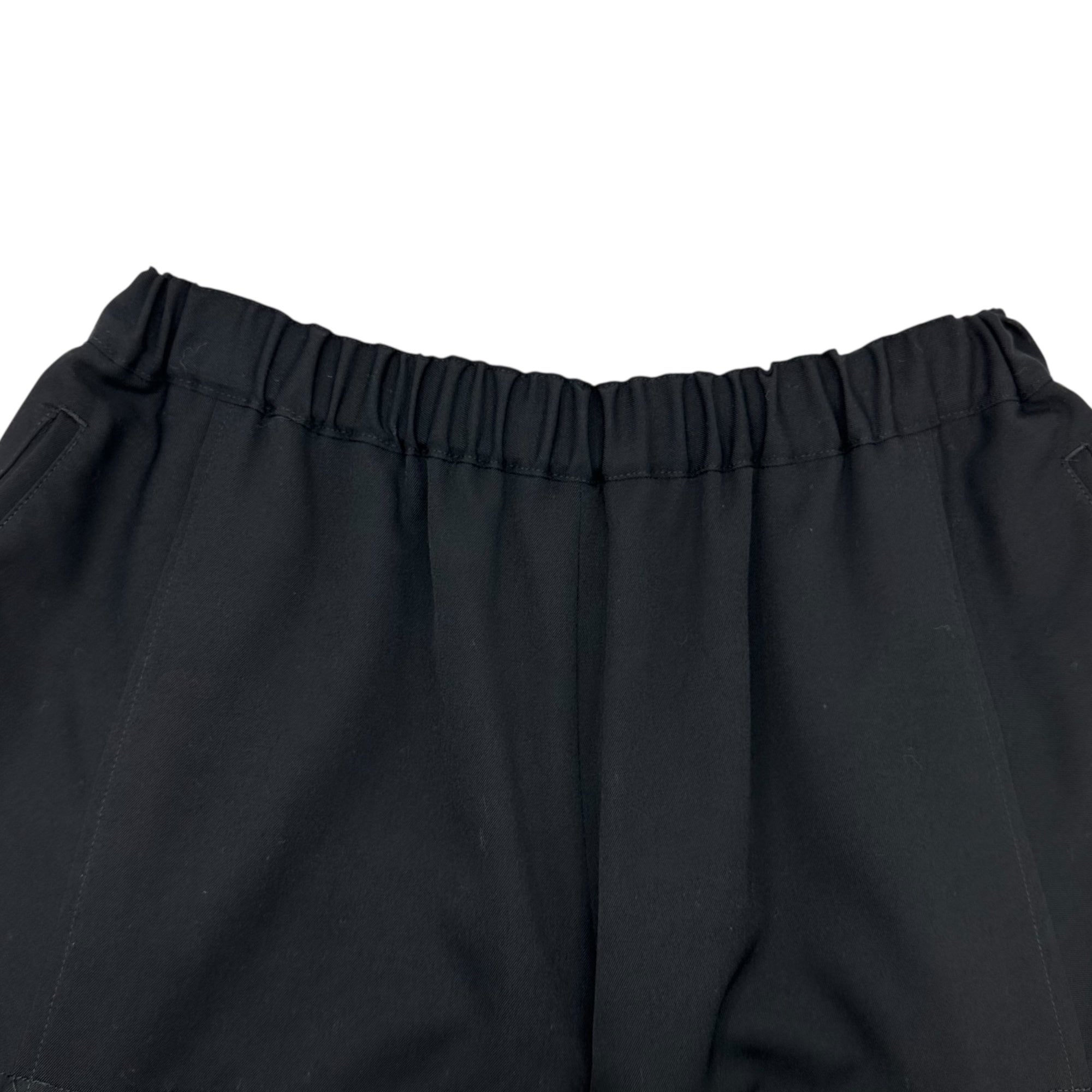 COMME des GARCONS COMME des GARCONS(コムデギャルソンコムデギャルソン) 15AW Wool gabardine wide harem pants ウール ギャバジン ワイド サルエル パンツ RP-P017 S ブラック AD2015
