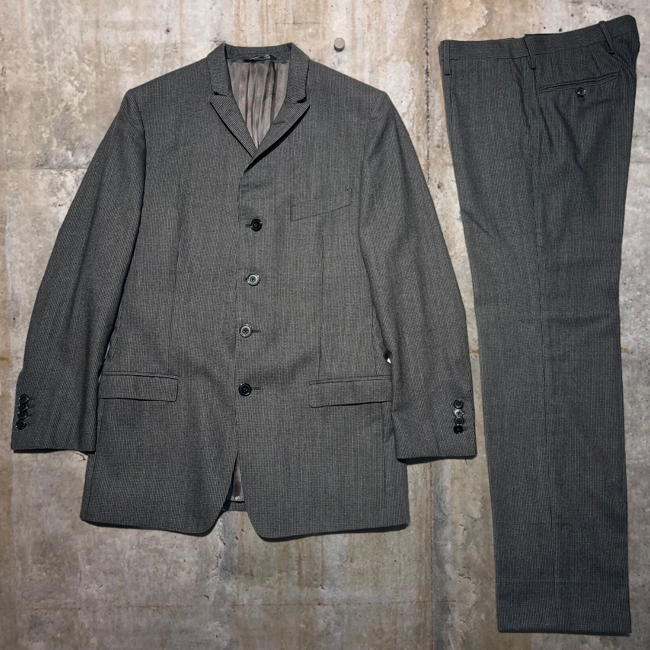 DOLCE&GABBANA(ドルチェ&ガッバーナドルガバ) 90's4Bセットアップジャケット 48(Lサイズ程度) ブラウン