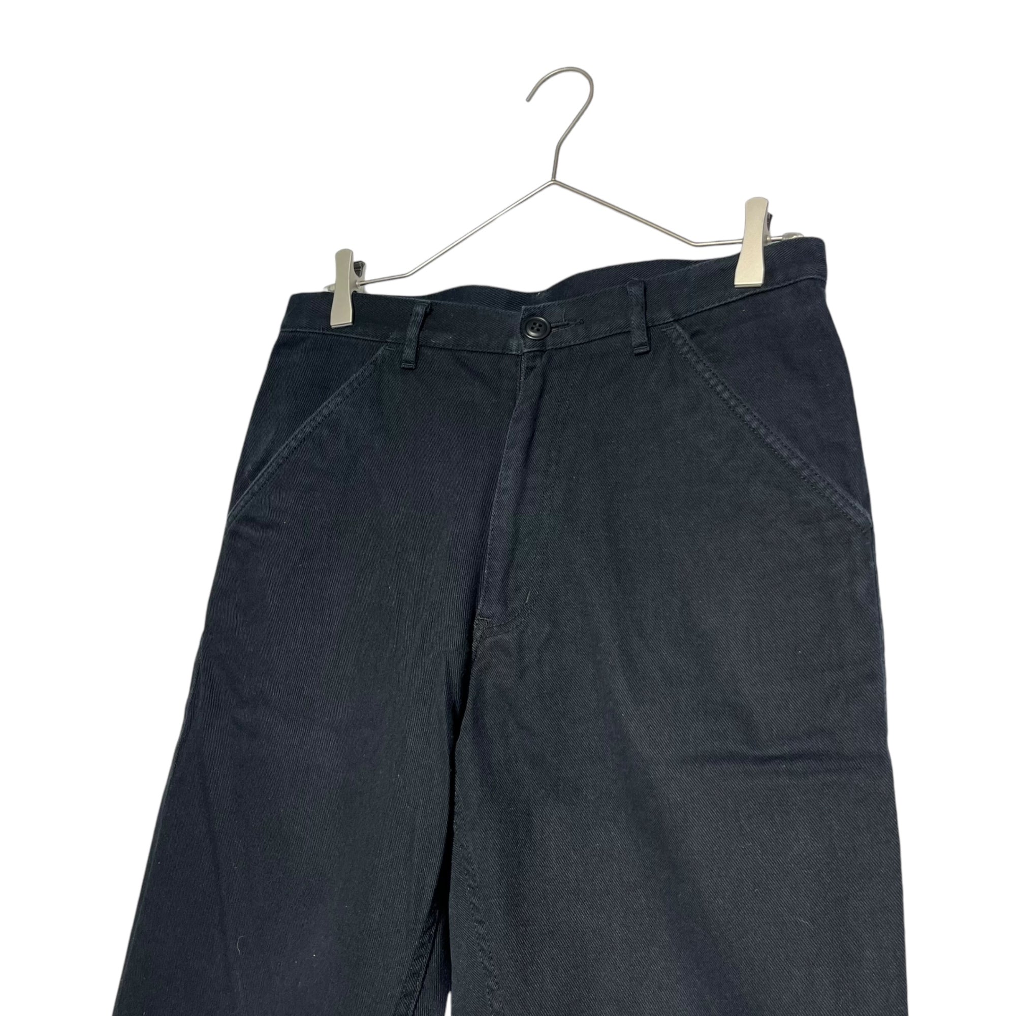 COMME des GARCONS HOMME PLUS(コムデギャルソンオムプリュス) 12SS roll up black denim pants ロールアップ ブラック デニム パンツ Pi-P057 XS ブラック フィッシャーマン