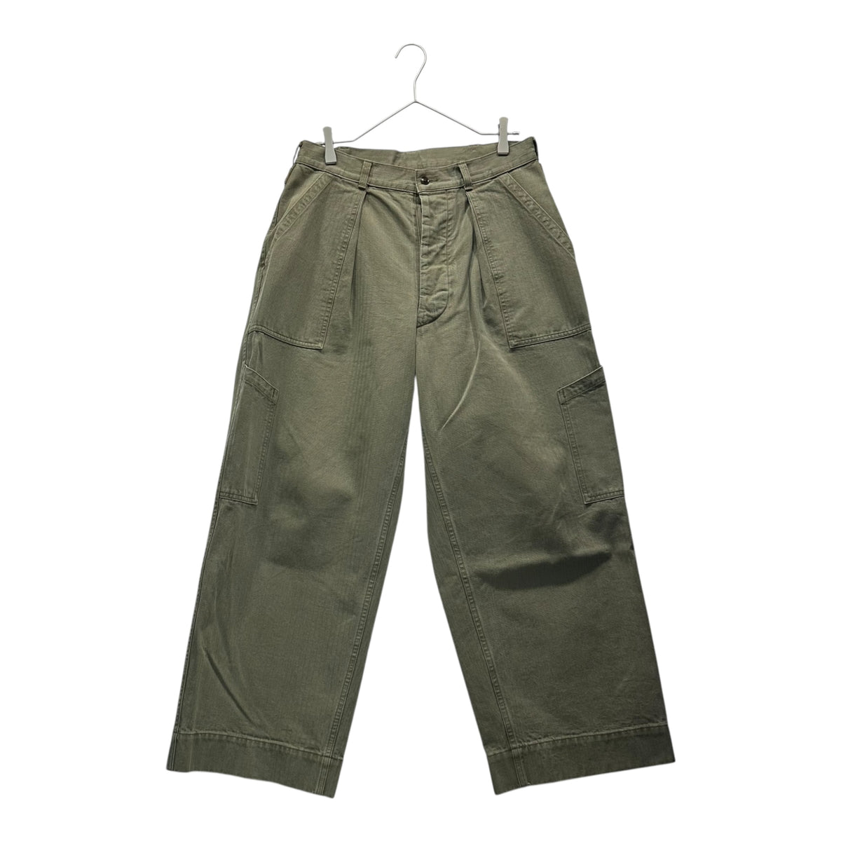 A.PRESSE(アプレッセ) 21AW USAF Hemmed Bottoms Pants ヘリンボーン 