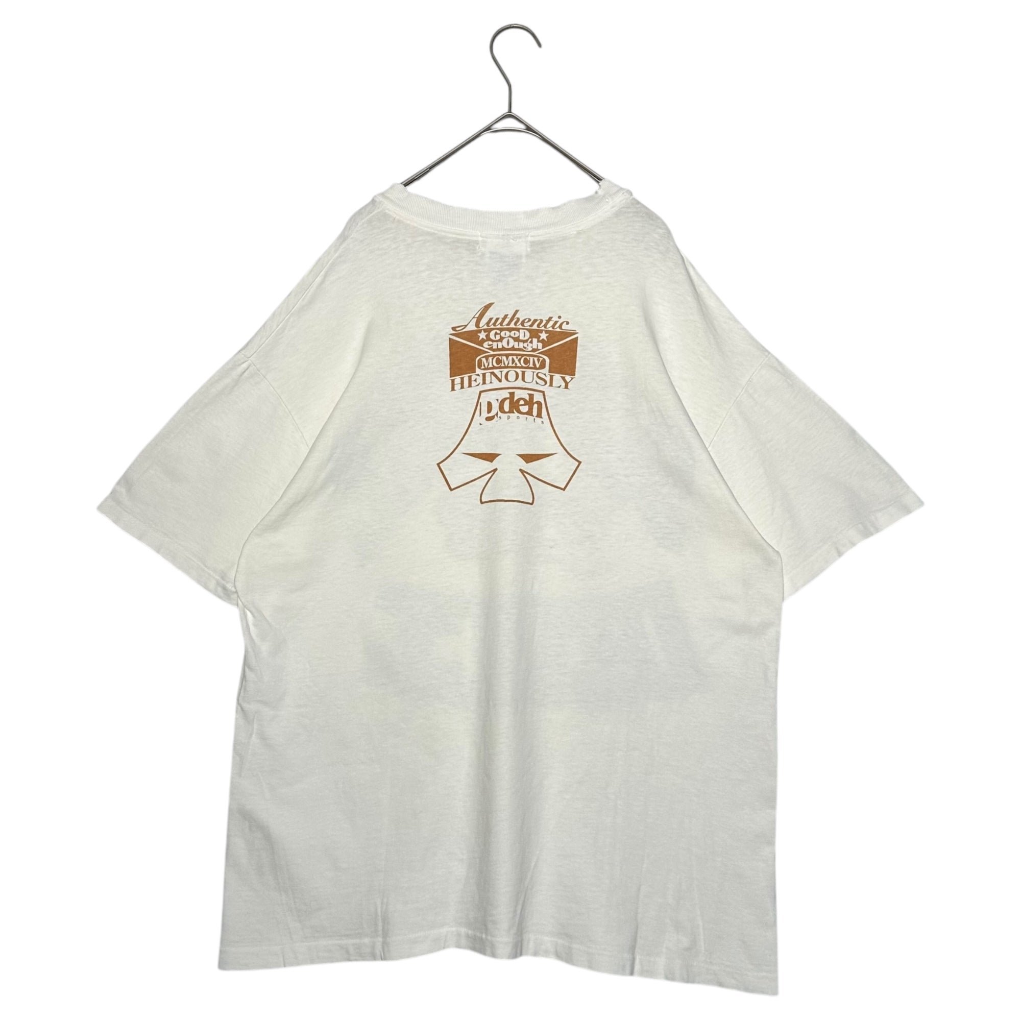 GOODENOUGH(グッドイナフ) 90's SUPREME DEVICE T-SHIRT 90年代 シュプリーム デバイス Tシャツ L ホワイト×ブルー 90年代オリジナル Hanesボディ