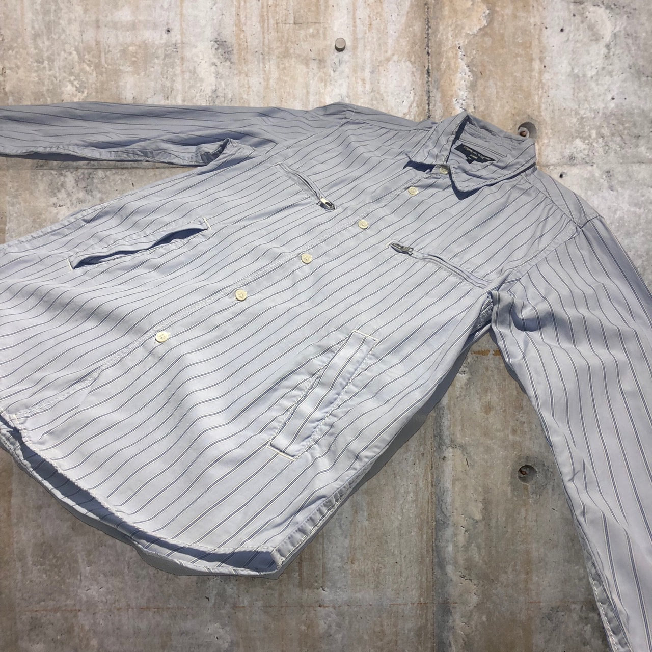 COMME des GARCONS SHIRT(コムデギャルソンシャツ)ジップポケットストライプシャツ
