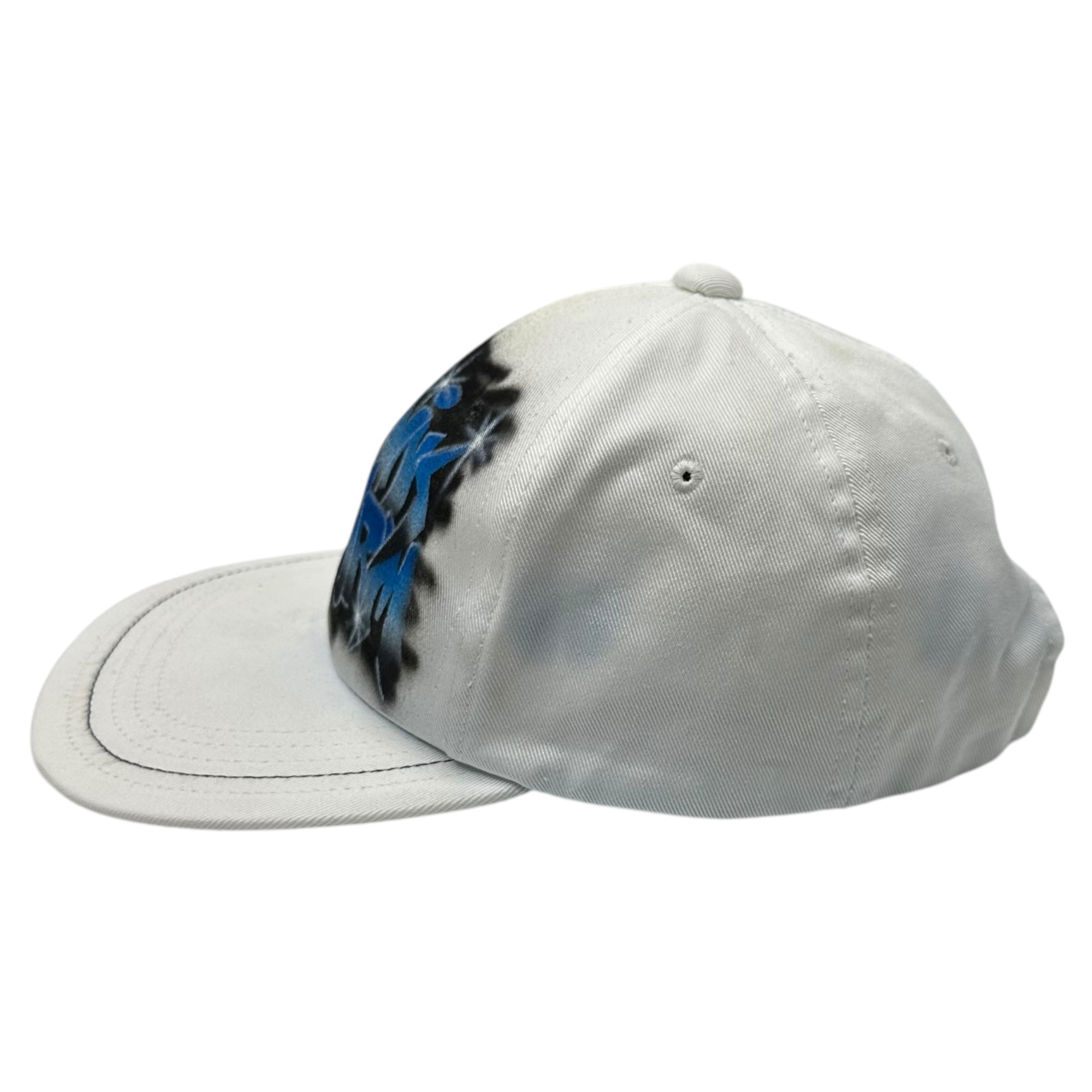 MASU(エムエーエスユー) ×NOZOMI KUROKAWA BRAINSTORM GRAFFITI CAP ノゾミ クロカワ ブレインストーム グラフィック キャップ MMSS-OJ0723 FREE ホワイト×ブルー