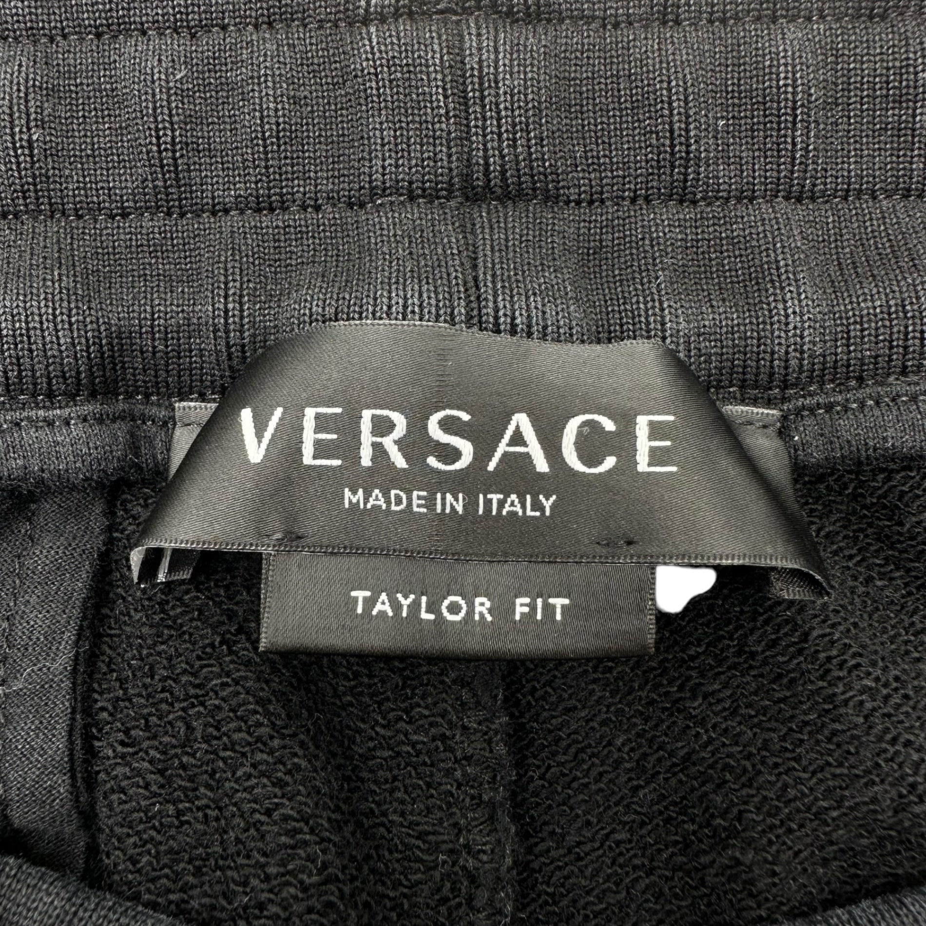 VERSACE(ヴェルサーチヴェルサーチェ) Medusa Logo Print Sweatpants メデューサ ロゴ プリント スウェット パンツ A88745 S ブラック ジョガー