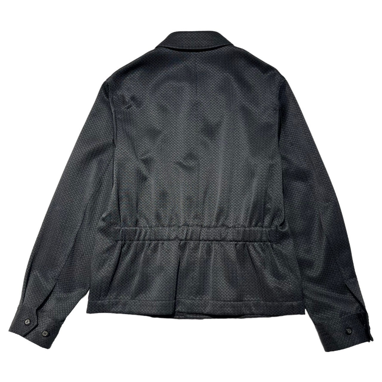 COMME des GARCONS HOMME PLUS(コムデギャルソンオムプリュス) 01AW Looking at different world(サイケ期) wool button down short jacket ウールボタンダウン短丈ジャケット PC-J103 M ブラック AD2001 稀少品