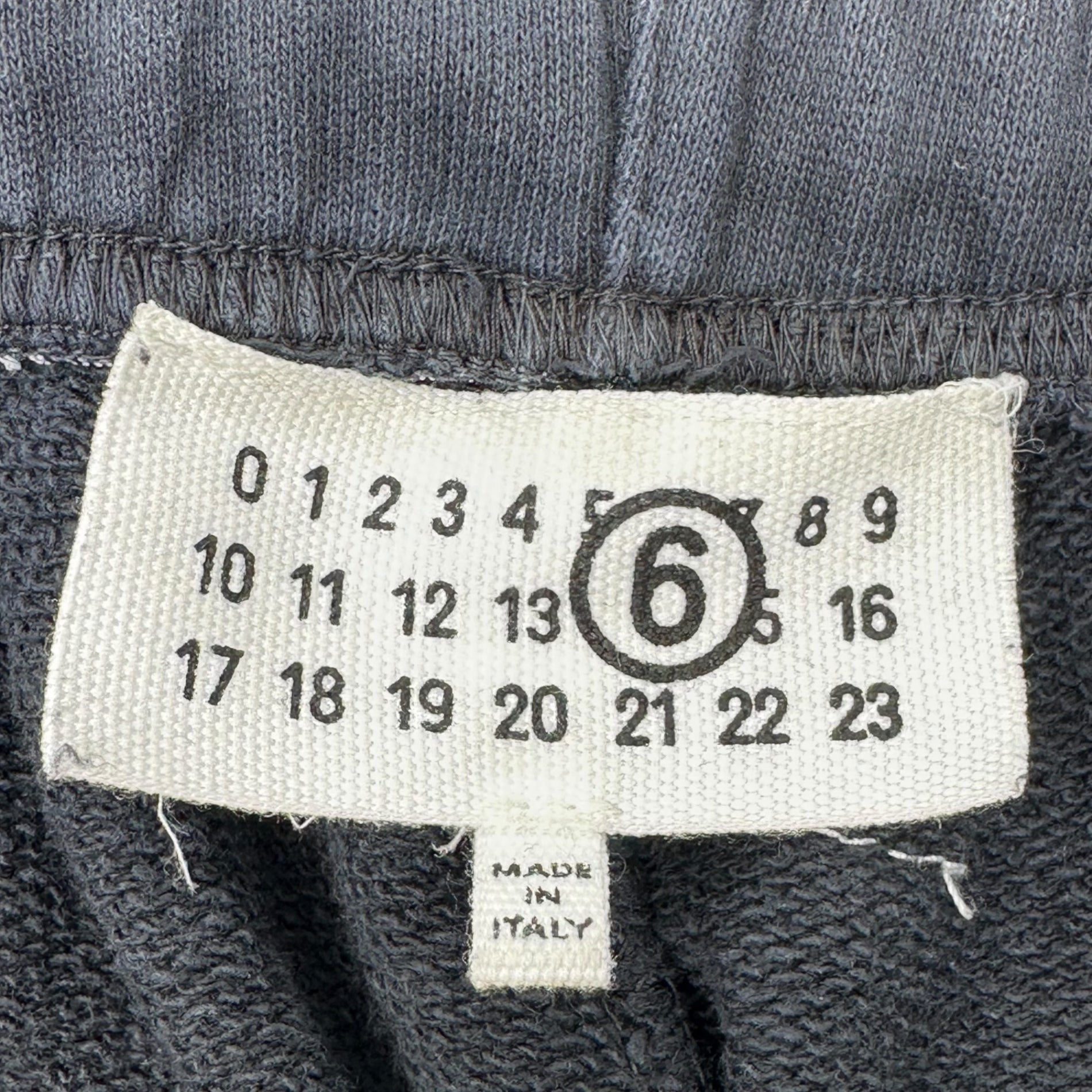 MM6 Maison Margiela(エムエムシックス) 24AW Inside Out Sweatpants インサイドアウト スウェット パンツ SH0KA0024 S ブラック ワイド 切りっぱなし