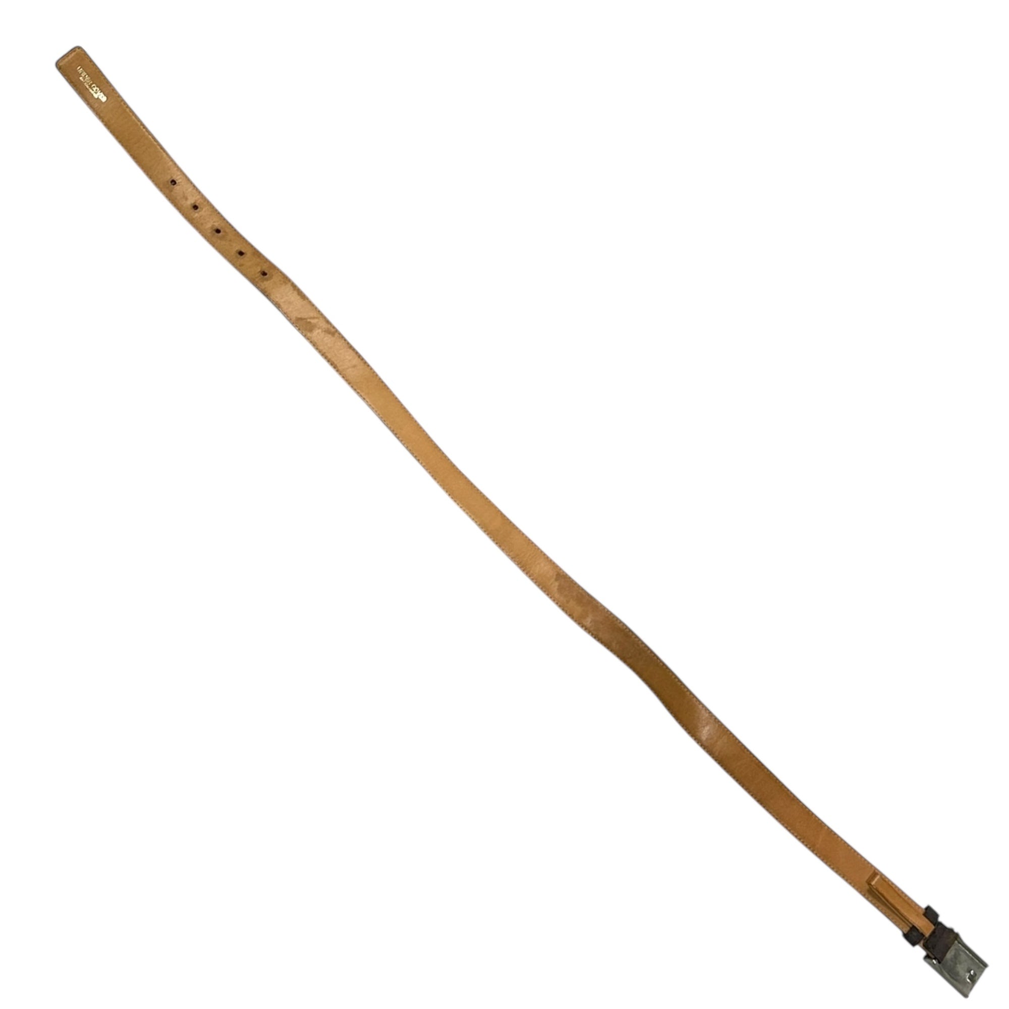 UNDERCOVER(アンダーカバー) 01SS Crossbone Thunder Belt クロスボーン サンダー ベルト ブラウン CHAOTIC DISCORD カオティック ディスコード