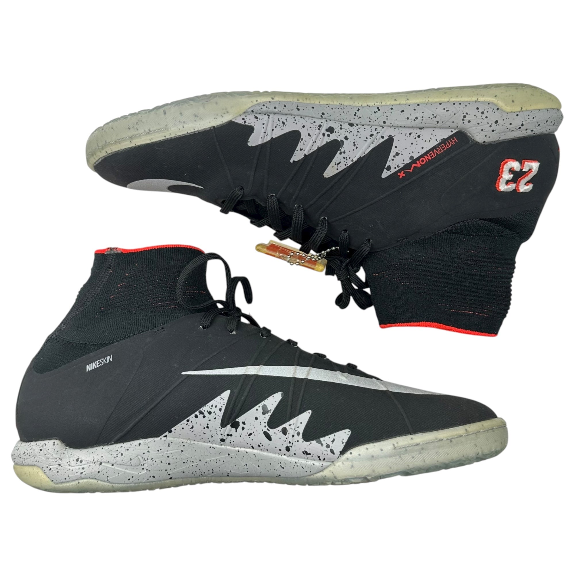 NIKE(ナイキ) HYPERVENOMX PROXIMO NJR IC ハイパーヴェノム プロキシモ ジョーダン ネイマール 820118-006 27.5cm ブラック×グレー スニーカー