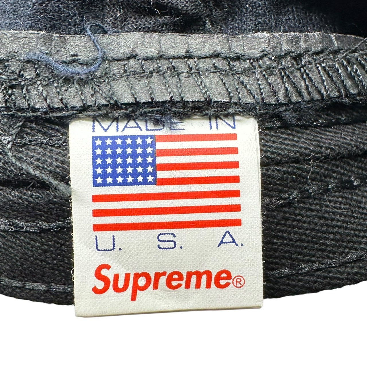 SUPREME(シュプリーム) CORDUROY S LOGO P PANEL CAP コーデュロイ S ロゴ パネル キャップ ブラック