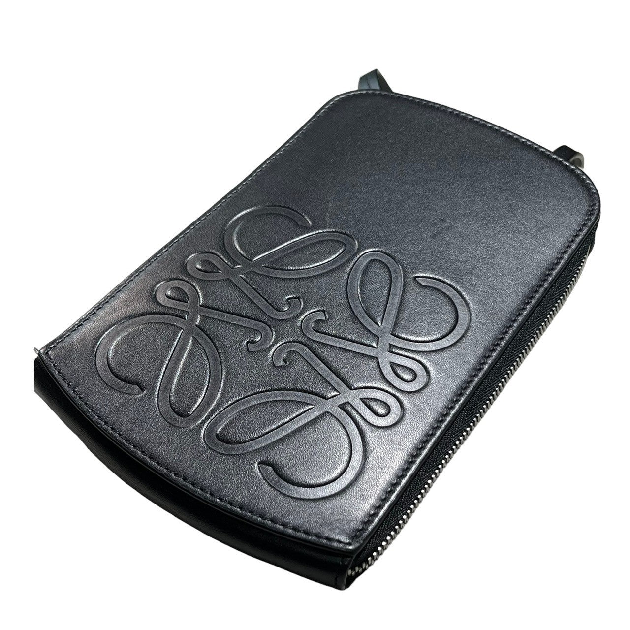 LOEWE(ロエベ) multifunctional case マルチファンクショナルケース ブラック ショルダーバッグ ポーチ スマホ