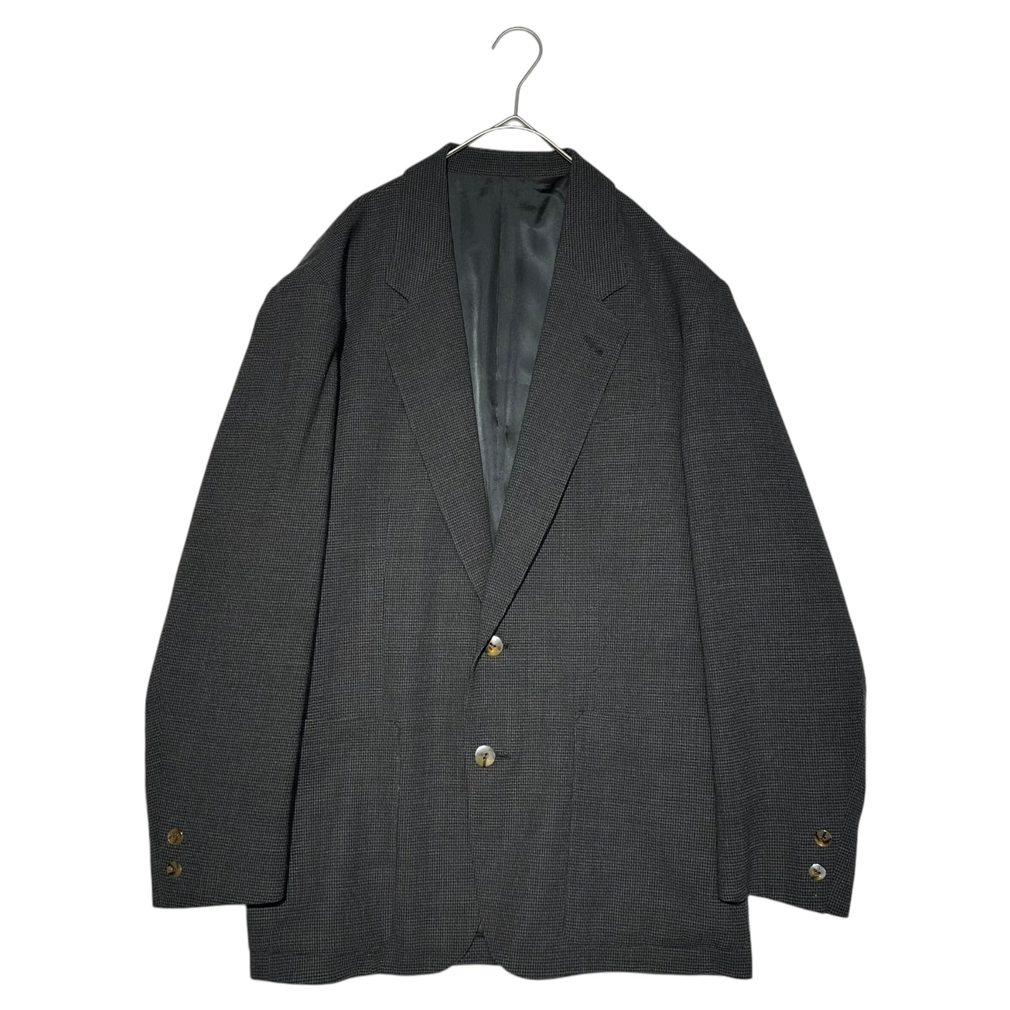 Jean Paul GAULTIER HOMME(ジャンポールゴルチエオム) Houndstooth pattern tailored jacket 千鳥柄 テーラード ジャケット M グレー