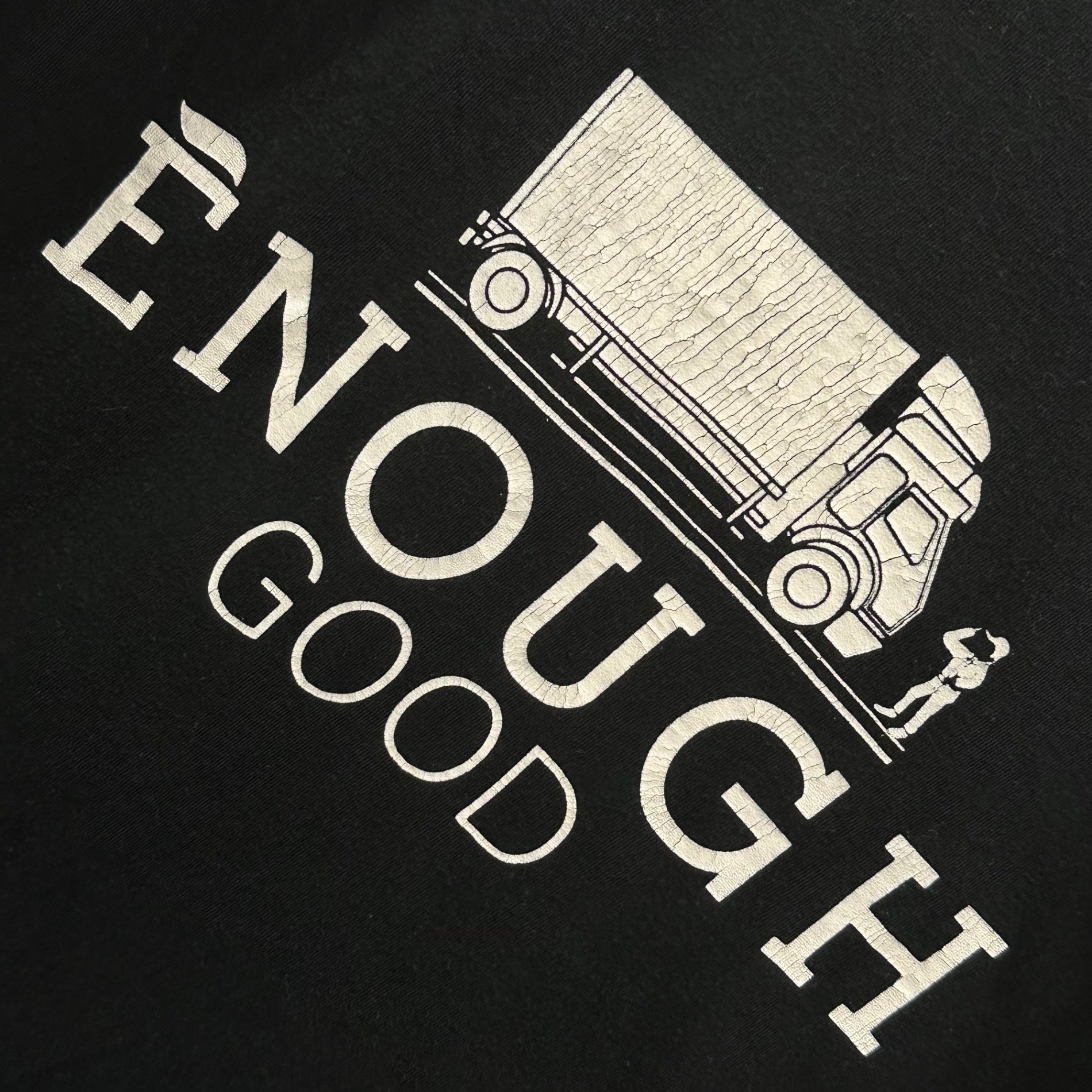 GOODENOUGH(グッドイナフ) 2015's fragment design Pocket S/S T-Shirt ポケット 半袖 Tシャツ 表記消(L程度) ブラック×ホワイト