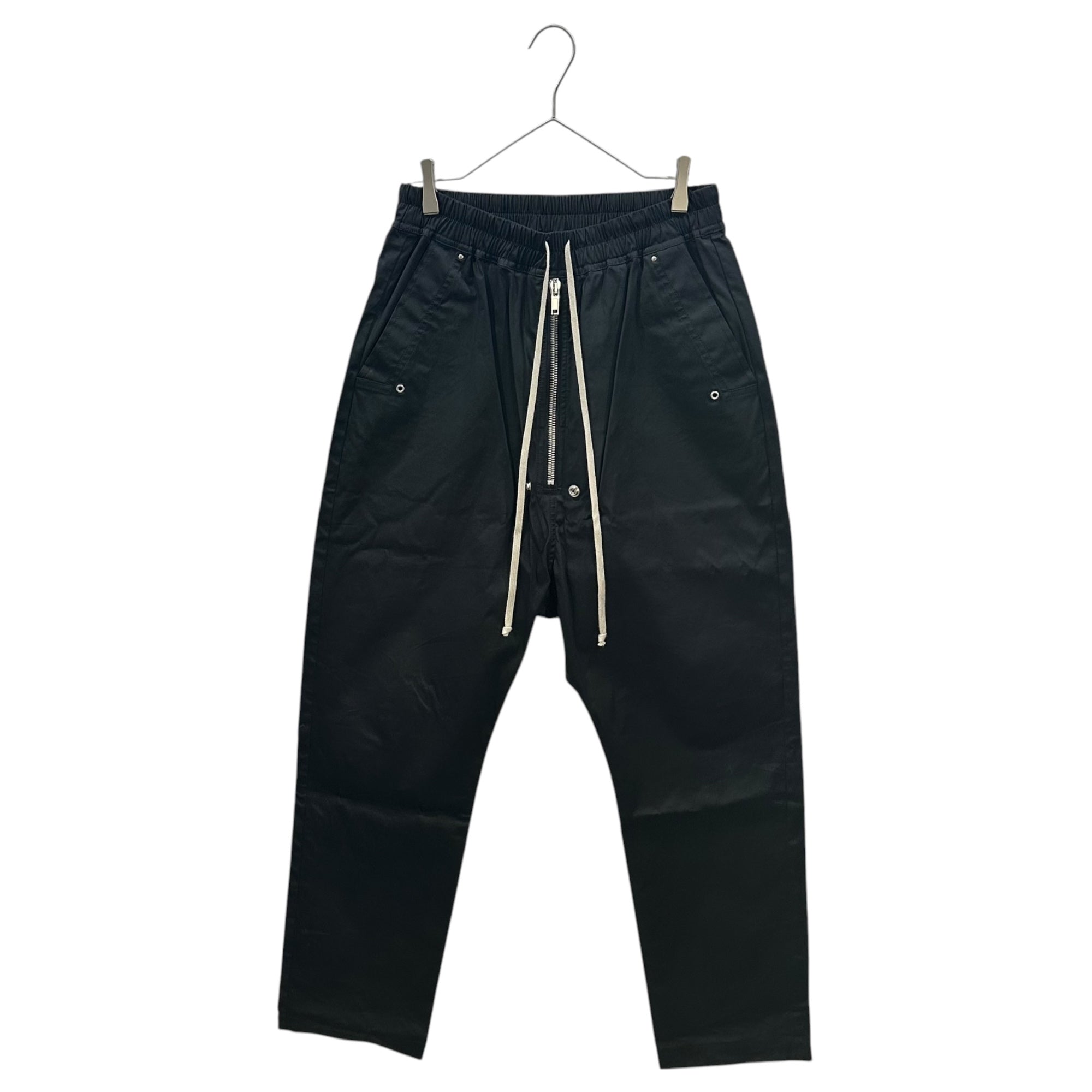 Rick Owens(リックオウエンス) 2025SS BELA PANTS - STRETCH COTTON TE ベラ パンツ RU01E5361-TE 48 ブラック ワイド