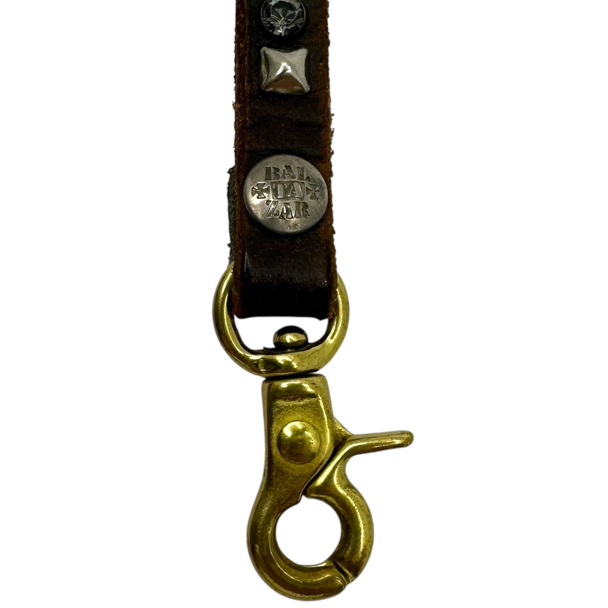 BALTAZAR×HYSTERIC GLAMOUR(バルタザール×ヒステリックグラマー) Studded Leather Wallet Chain スタッズ レザー ウォレット チェーン ブラウン コラボ