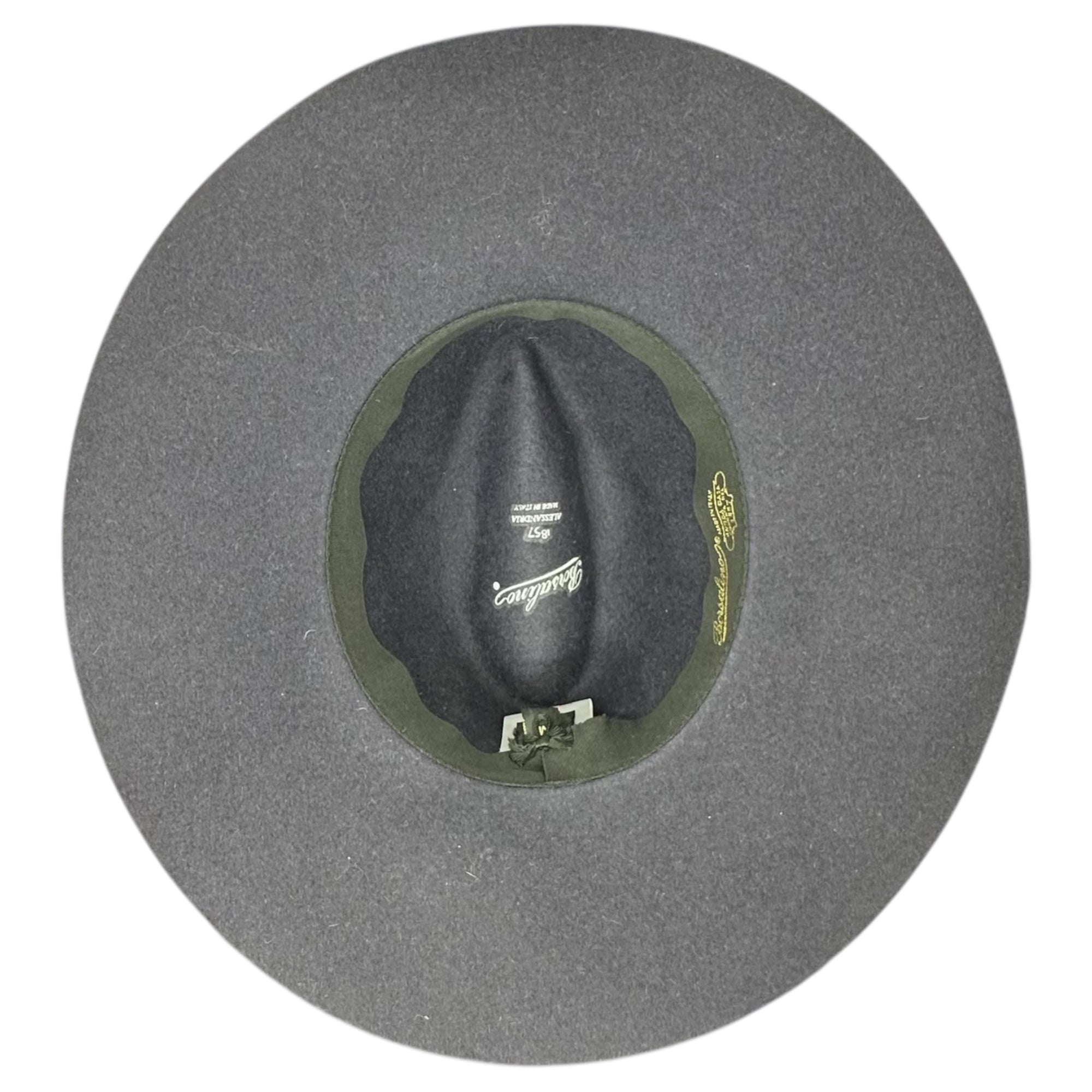 Borsalino(ボルサリーノ) wide-brimmed hat ワイドブリム ハット ネイビー 中折れ 帽子