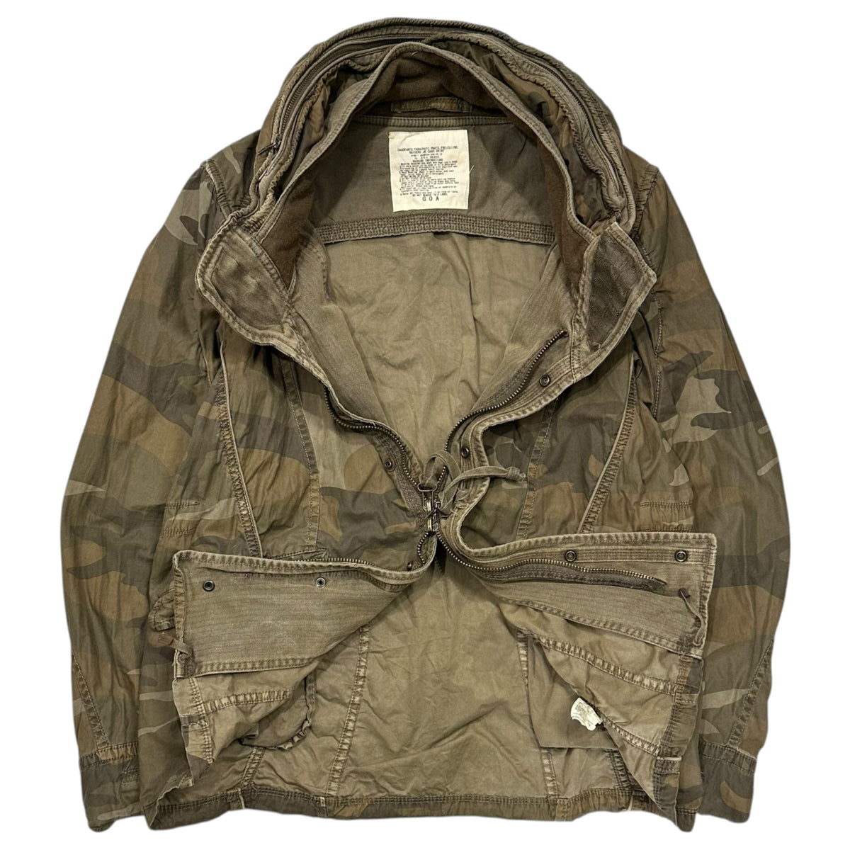 goa(ゴア) 2000's Camouflage military jacket カモフラ ミリタリー ジャケット 35547011 M ベージュ Y2K