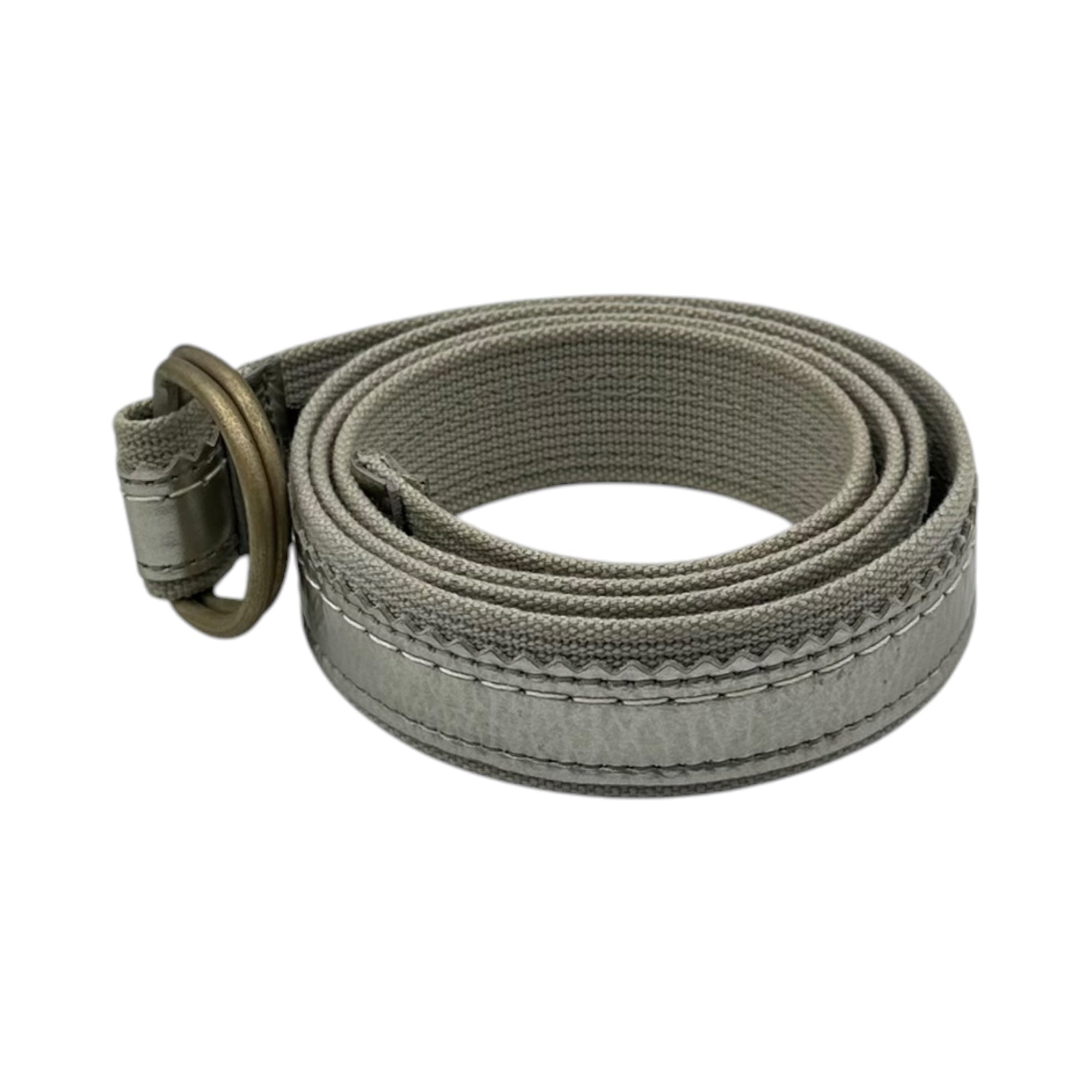 Y's for living(ワイズフォーリビング) Double-Ring Belt ダブル リング ベルト シルバー
