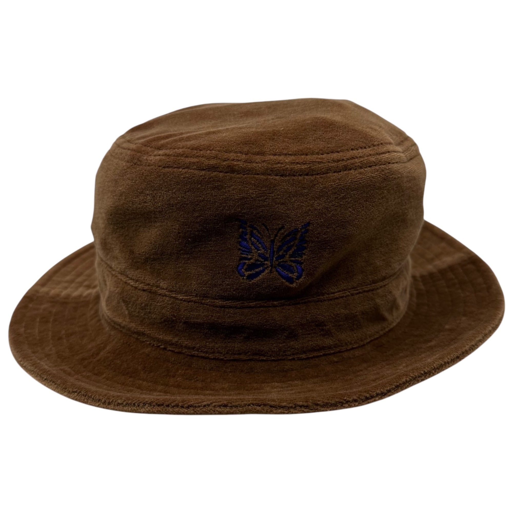 NEEDLES(ニードルズ) Bermuda Hat velour バミューダ ハット ベロア KP436 M ブラウン バケット 帽子