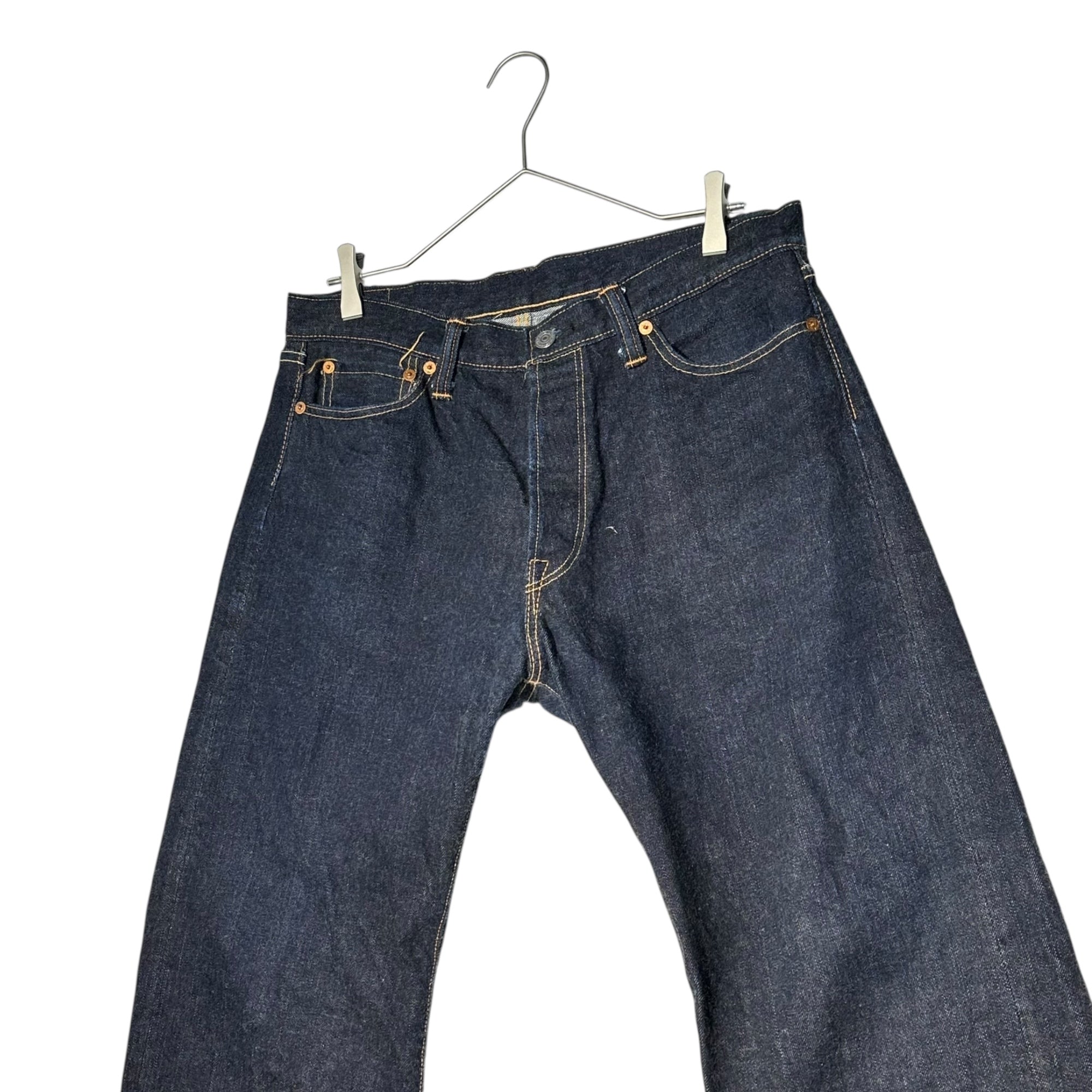 THE FLAT HEAD(ザフラットヘッド) 14.5oz Selvage Straight Denim Pants セルビッチ ストレート デニム パンツ 3006 36 インディゴ