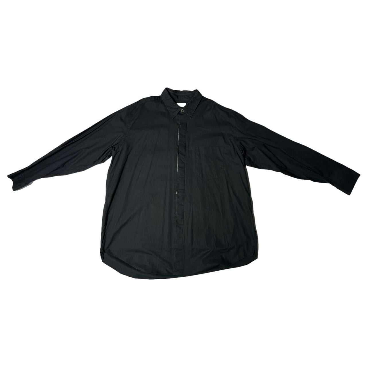 COMME des GARCONS HOMME(コムデギャルソンオム) 90'sベロアテープL/Sシャツ HB-100180 表記なし(L程度) ブラック AD1997 田中オム