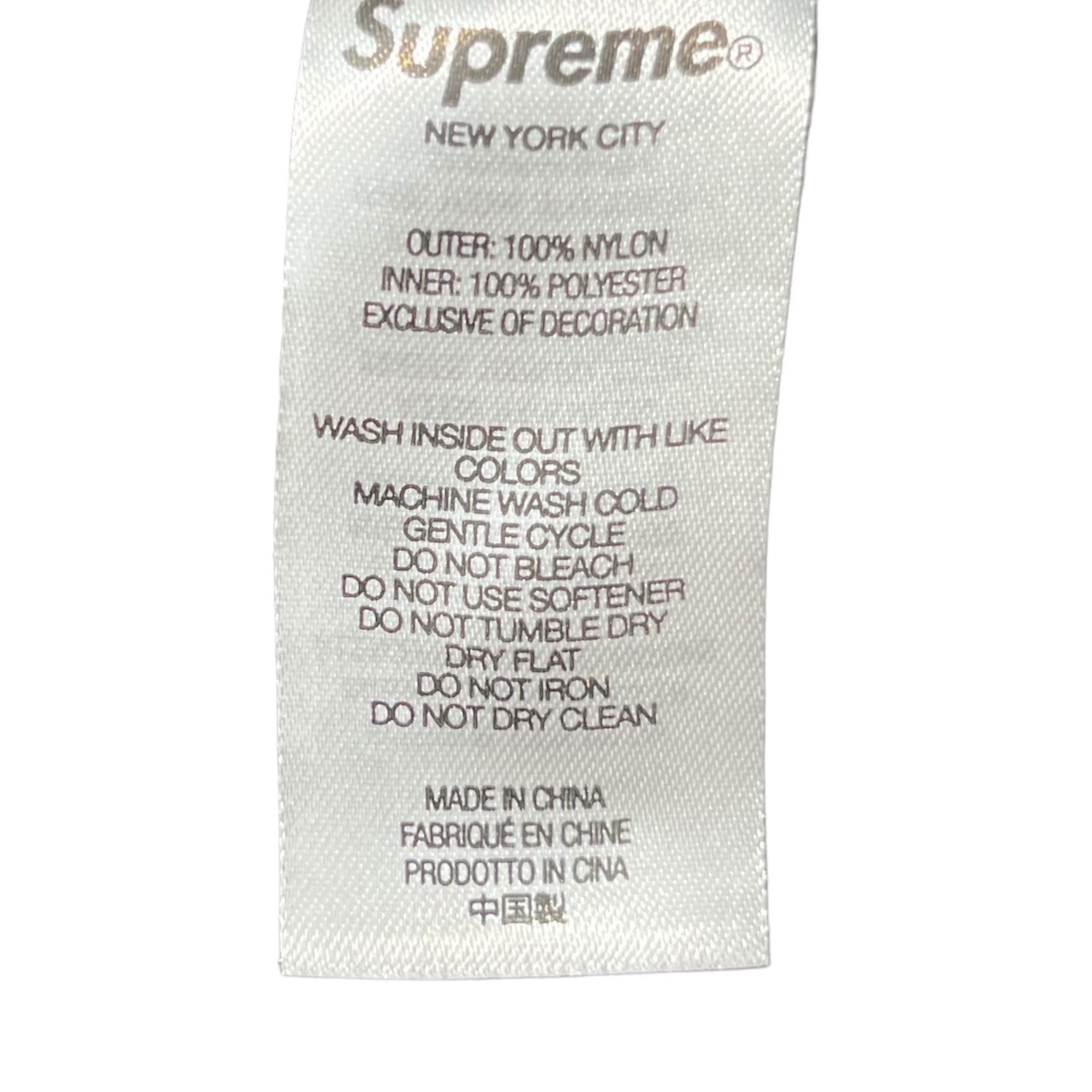 SUPREME×Timberland(シュプリーム×ティンバーランド) 21AW Reversible Ripstop Pant リバーシブル リップストップ パンツ XL ブラック×ベージュ ボア ナイロン トラック