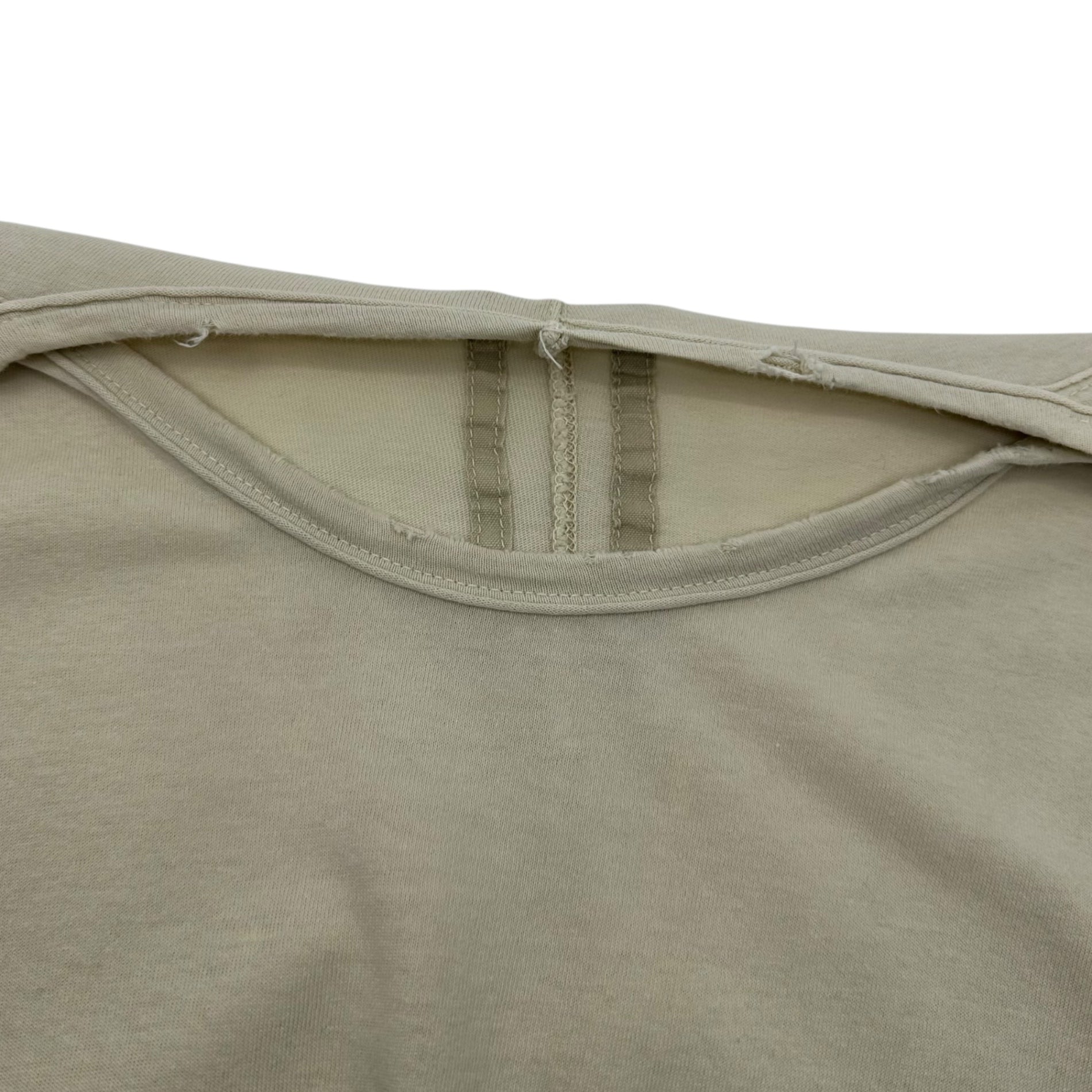 Rick Owens DRKSHDW(リックオウエンスダークシャドウ) 13SS Cotton Plain S/S T-Shirt コットン プレーン半袖 Tシャツ GMM-13N-6706-A DU5250/R S ベージュ カットソー