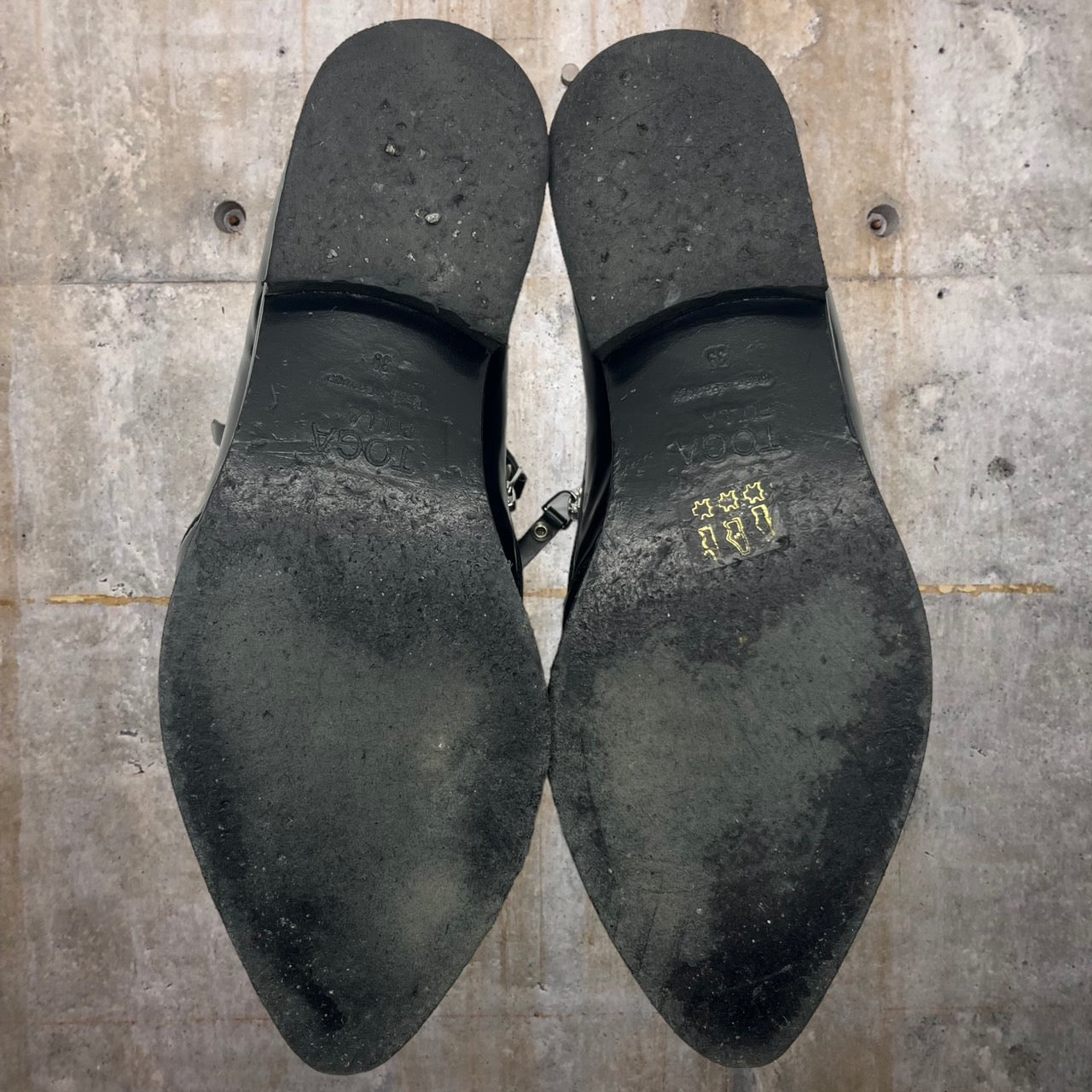 TOGA PULLA(トーガプルラ) 20AW EYELET SIDEZIP SHOES/レザーシューズ 0320G 39(24cm程度) ブラック