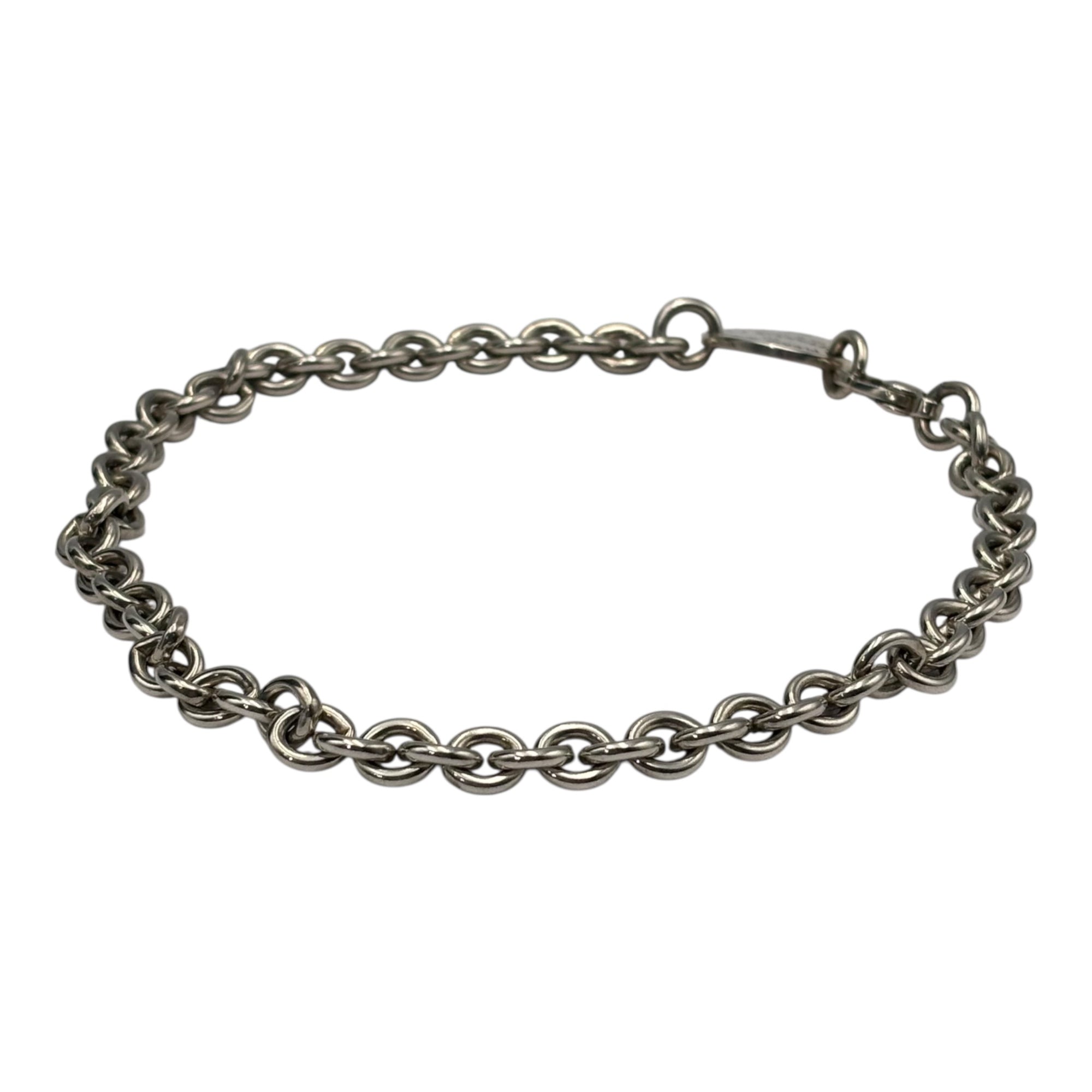 TIFFANY & CO.(ティファニー) Round Return to Chain Necklace ラウンド リターントゥ チェーン ネックレス シルバー ブレスレットとして併用可能