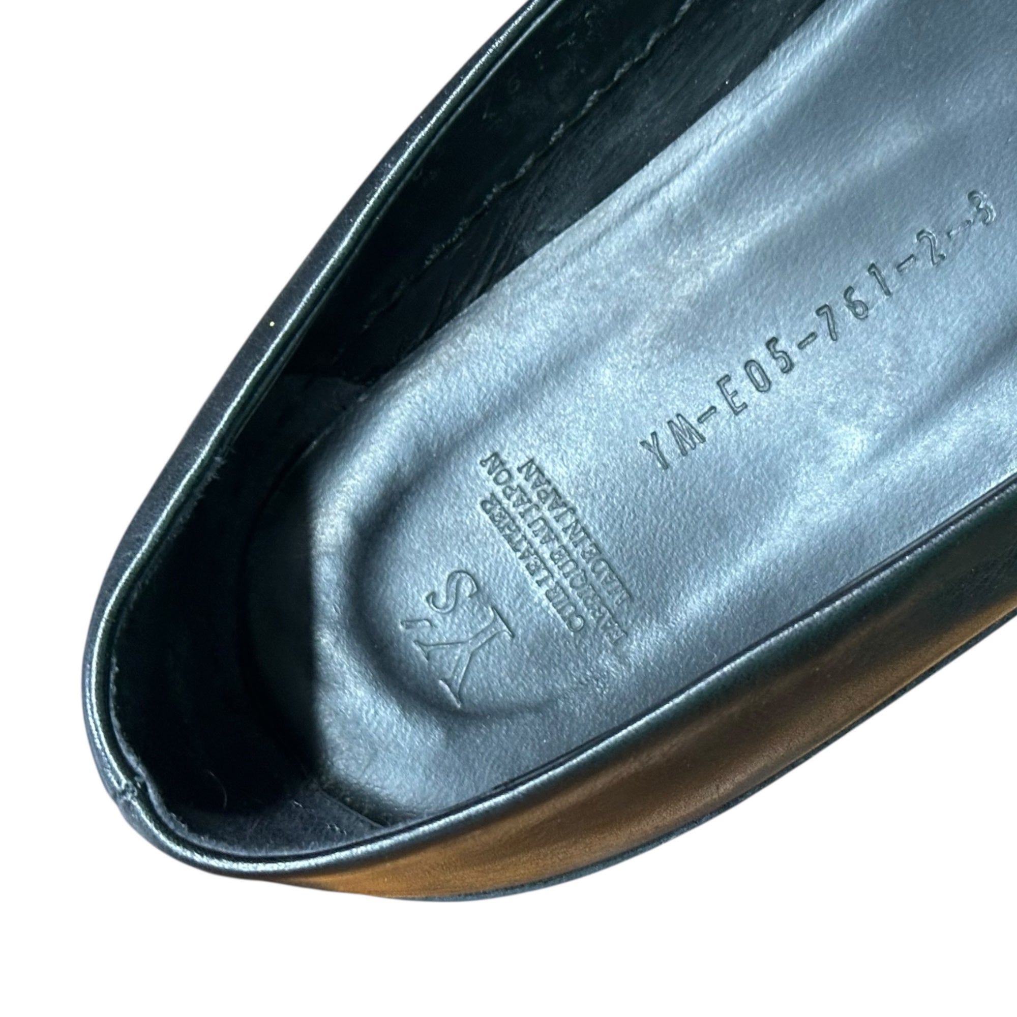 Y's(ワイズ) Platform Flats All Leather 厚底 オール レザー フラットシューズ パンプス YM-E05-761-2-3 3(23.5cm程度) ブラック